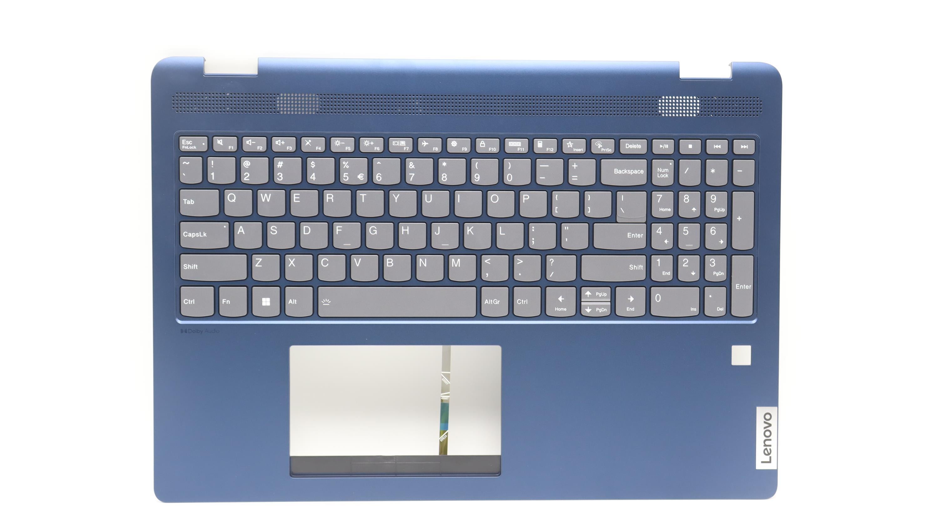 Lenovo IdeaPad Flex 5 16ABR8 Type 82XY C-Cover with keyboard US English Euro Abyss Blue US 5CB1K60135