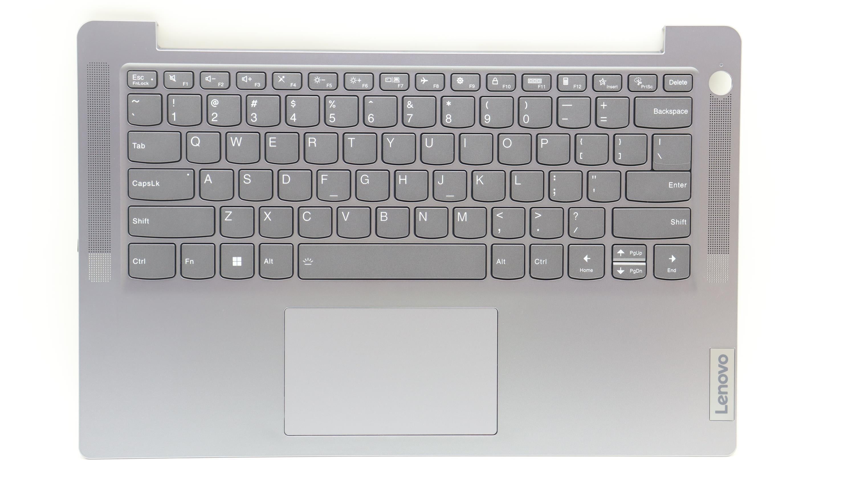 Lenovo IdeaPad Slim 3 14IAN8 Type 82XA C-Cover Palmrest with English Backlight Keyboard Fingerprint Arctic Grey 5CB1K80614