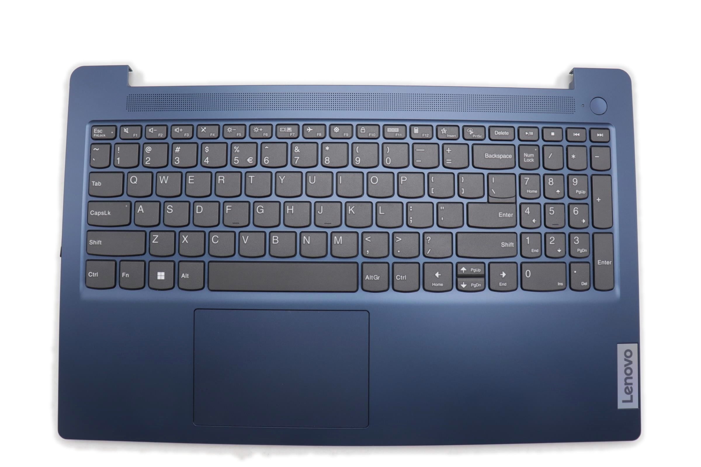Lenovo IdeaPad Slim 3 15IAN8 Type 82XB C-Cover with keyboard US English Euro Abyss Blue Non-Backlight US 5CB1K91163