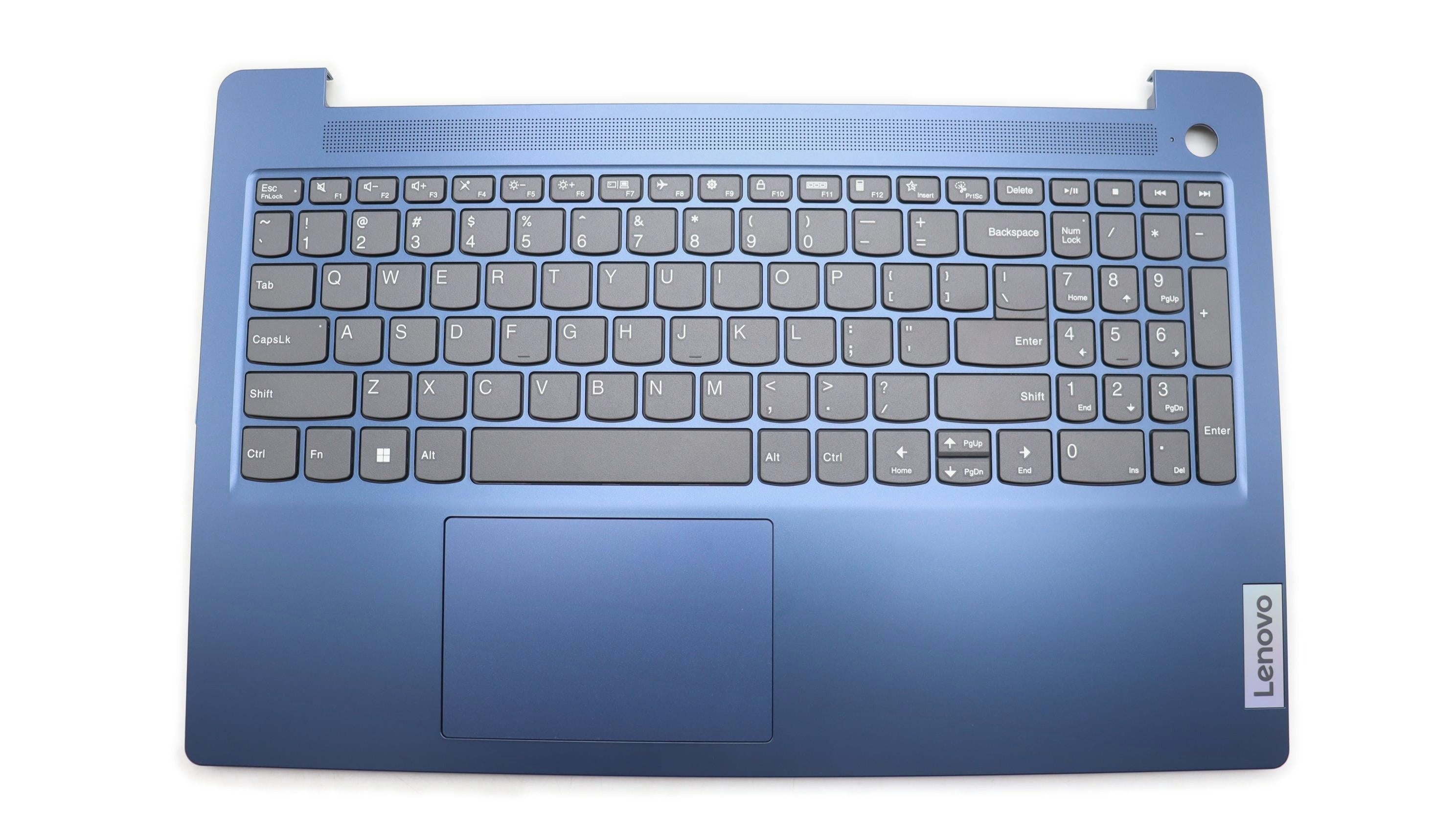 Lenovo IdeaPad Slim 3 15IAN8 Type 82XB C-Cover Palmrest with English Non-Backlight Keyboard Fingerprint Abyss Blue 5CB1K91202