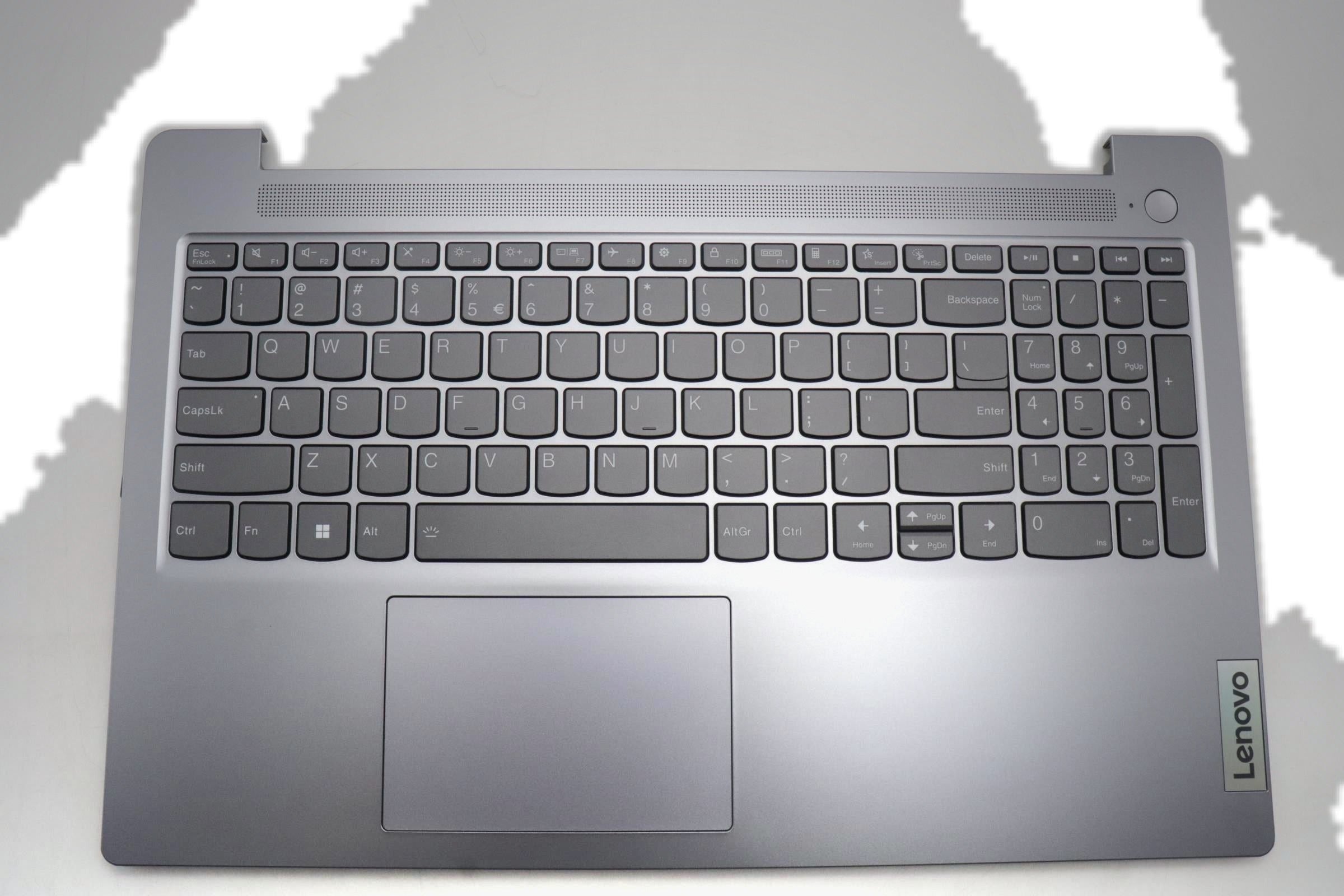 Lenovo IdeaPad Slim 3 15ABR8 Type 82XM C-Cover with keyboard US English Euro Arctic Grey Backlight US 5CB1K96789