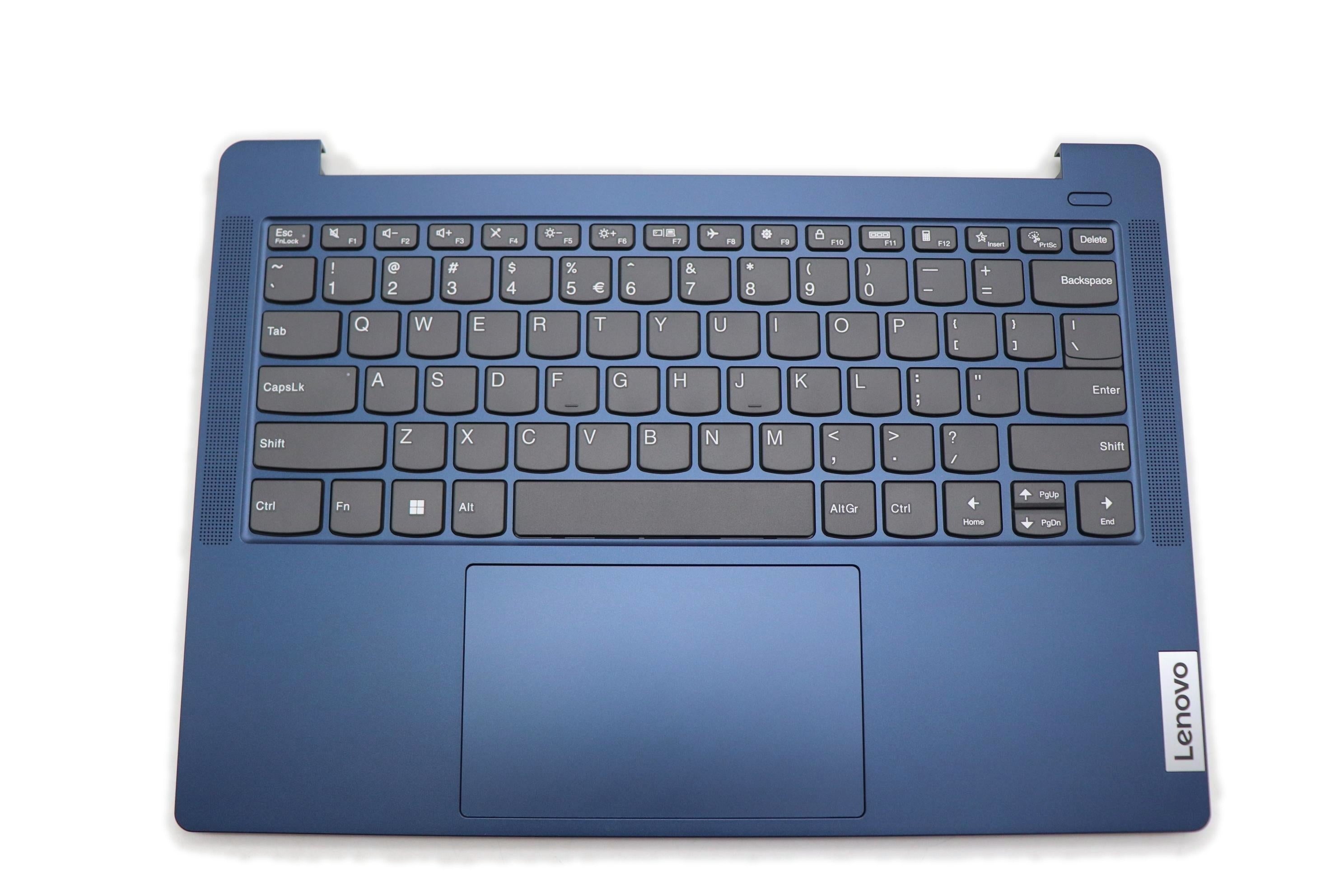 Lenovo IdeaPad Slim 5 14ABR8 Type 82XE C-Cover Palmrest with US English Euro Non-Backlight Keyboard Non-Fingerprint Abyss Blue 5CB1L11223