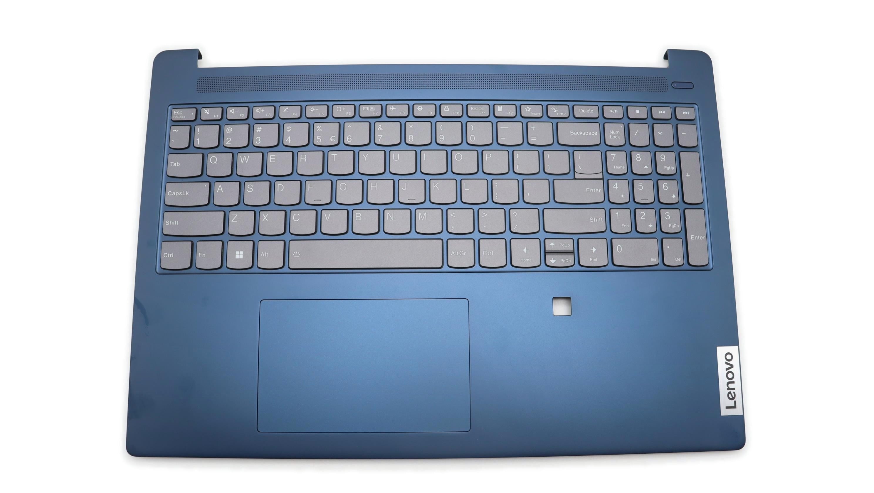 Lenovo IdeaPad Slim 5 16ABR8 Type 82XG C-Cover Palmrest with US English Euro Backlight Keyboard Fingerprint Abyss Blue 5CB1L14257