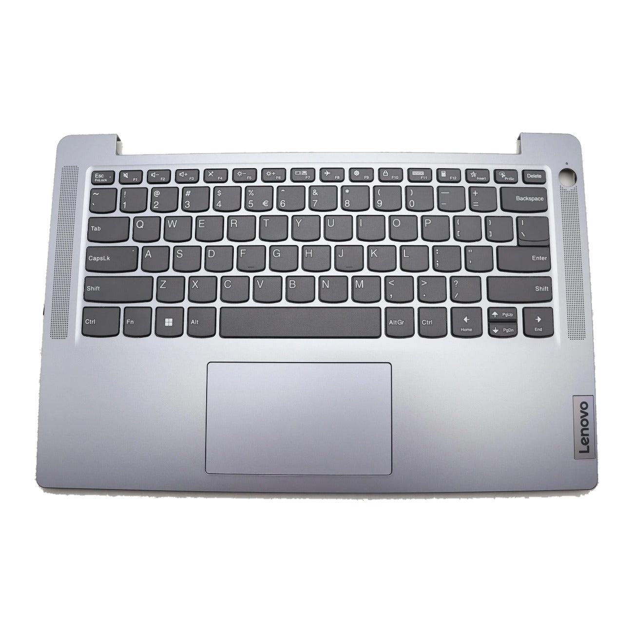Lenovo IdeaPad Slim 3 14AMN8 Type 82XN C-Cover Palmrest with US English Euro Keyboard Fingerprint Arctic Grey 5CB1L30034