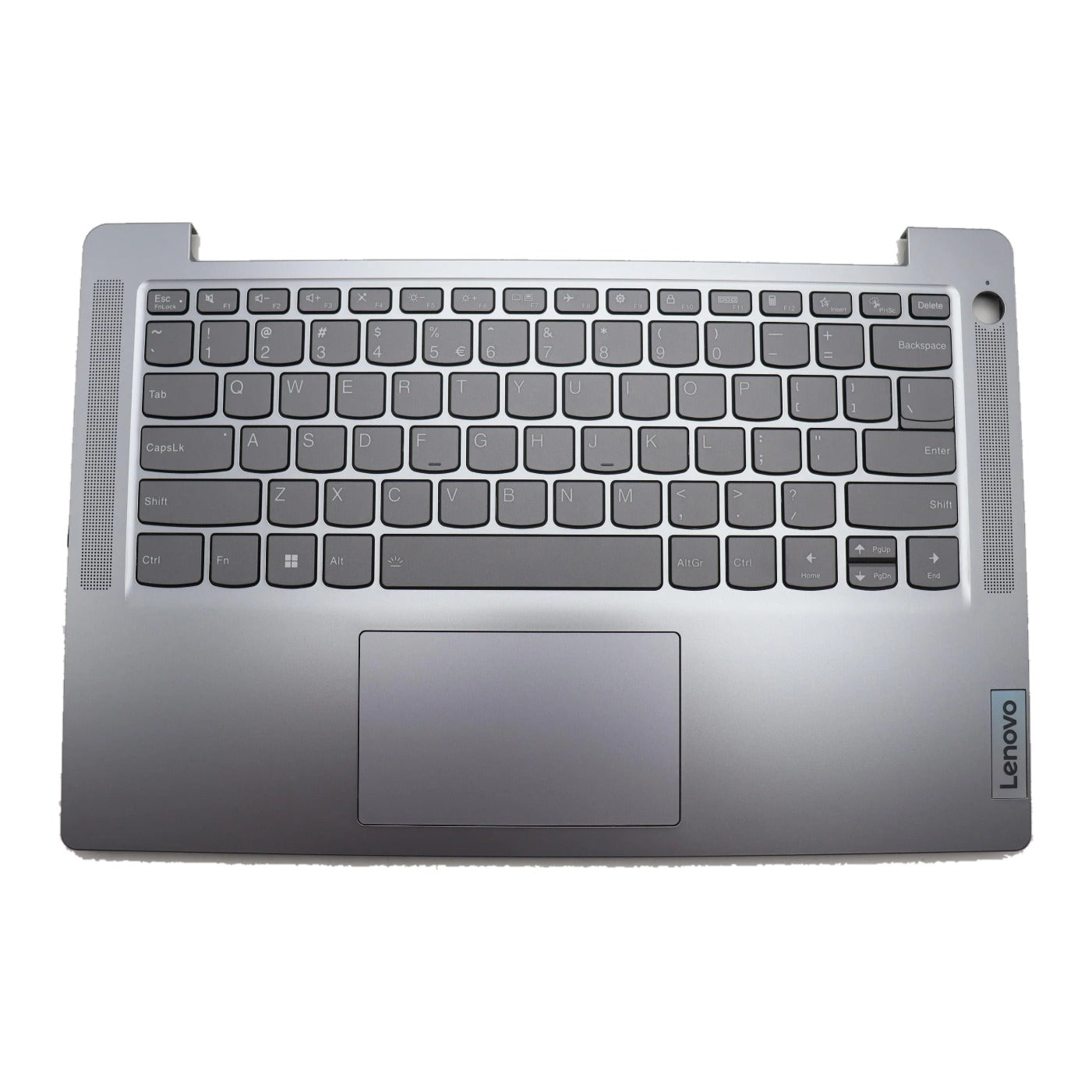 Lenovo IdeaPad Slim 3 14AMN8 Type 82XN C-Cover Palmrest with US English Euro Backlight Keyboard Non-Fingerprint Arctic Grey 5CB1L30047