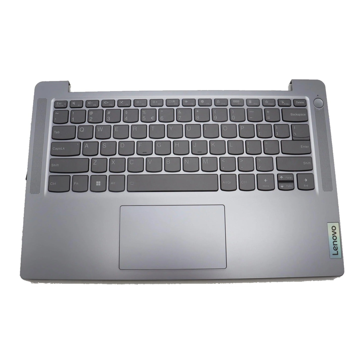 Lenovo IdeaPad Slim 3 14AMN8 Type 82XN C-Cover Palmrest with US English Euro Backlight Keyboard Non-Fingerprint Arctic Grey 5CB1L30249
