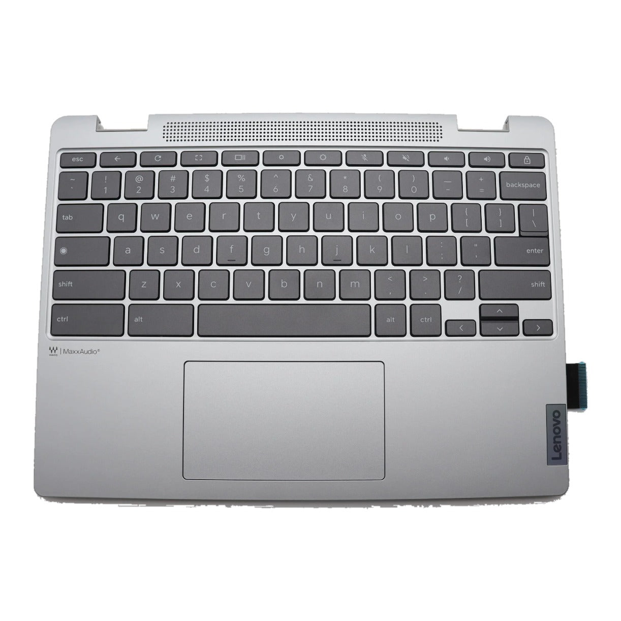 Lenovo IdeaPad Flex 3 Chromebook 12IAN8 Type 82XH C-Cover Palmrest with English Backlit Keyboard Cloud Grey 5CB1L43680