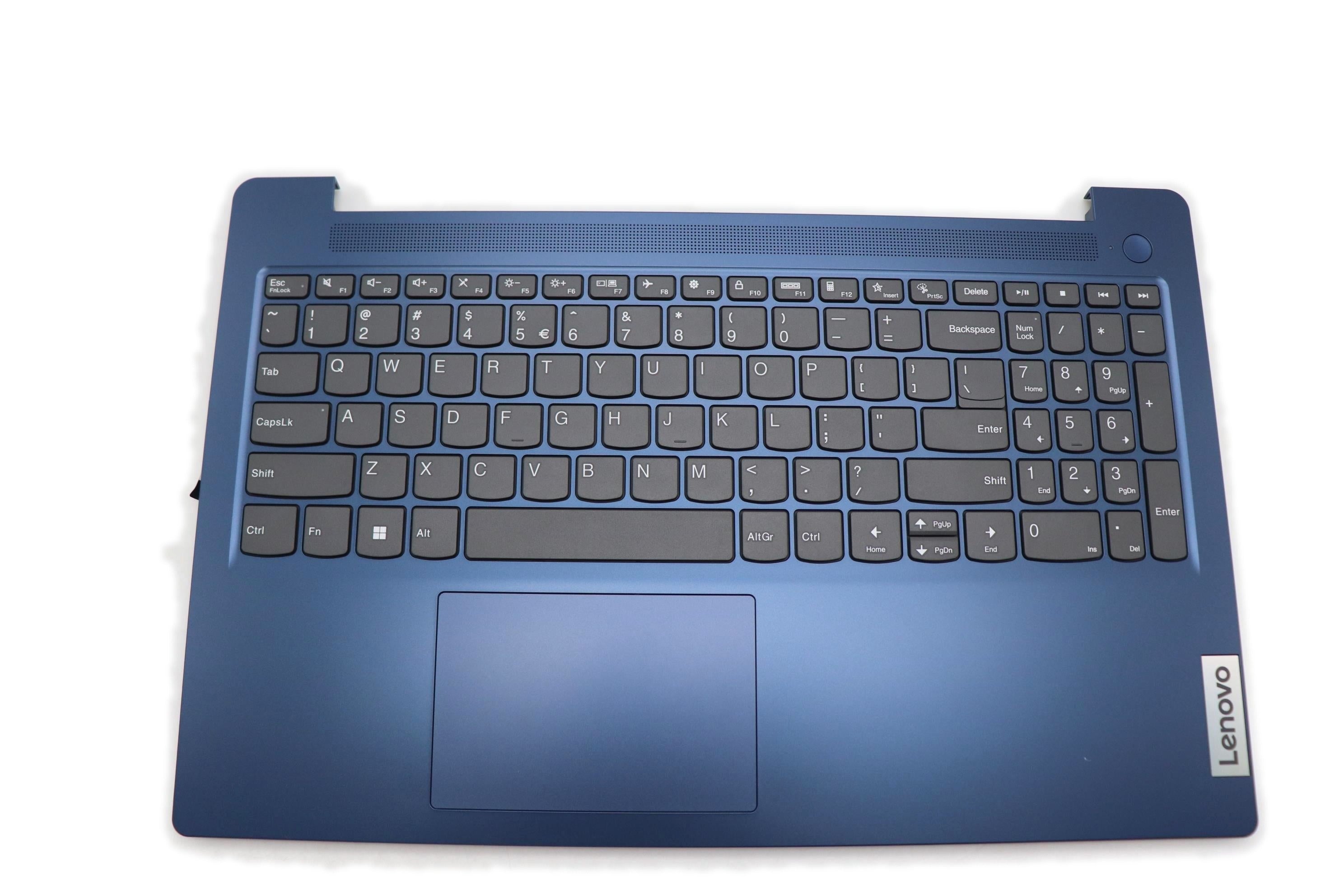 Lenovo IdeaPad Slim 3 15IRU8 Type 82X7 C-Cover with keyboard US English Euro Abyss Blue Non-Backlight US 5CB1L45555