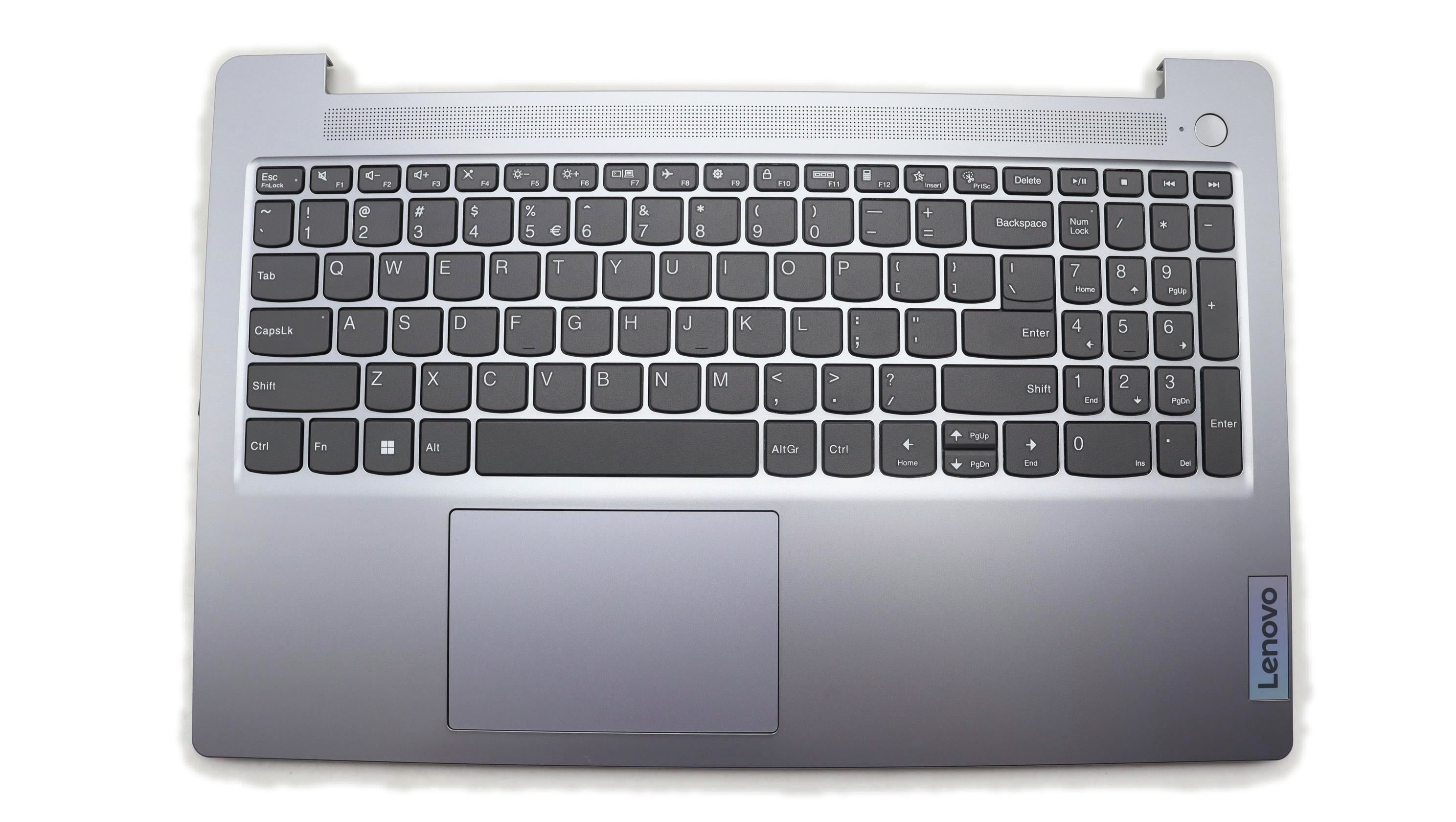 Lenovo IdeaPad Slim 3 15IRU8 Type 82X7 C-Cover with keyboard US English Euro Arctic Grey Non-Backlight US 5CB1L45768