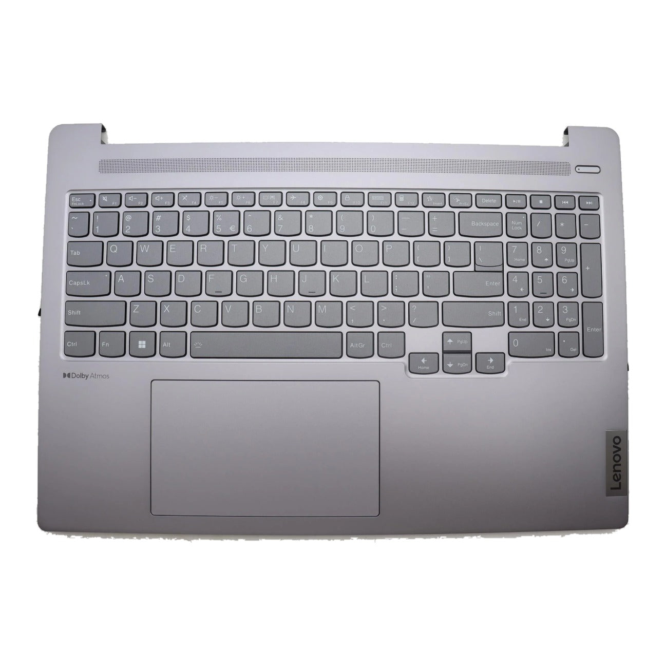 Lenovo IdeaPad Pro 5 16APH8 Type 83AR C-Cover with keyboard US English Euro Arctic Grey US 5CB1L79656