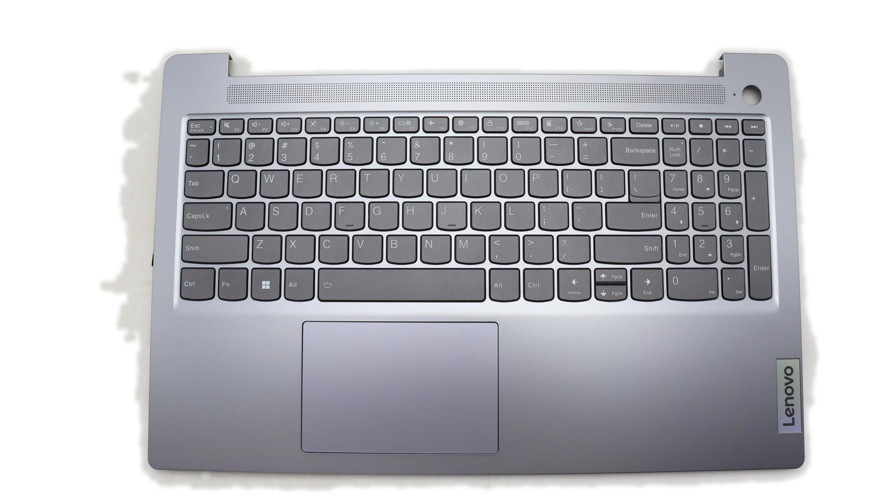 Lenovo IdeaPad Slim 3 15IAH8 Type 83ER C-Cover Palmrest with English Backlight Keyboard Fingerprint Arctic Grey 5CB1L88266