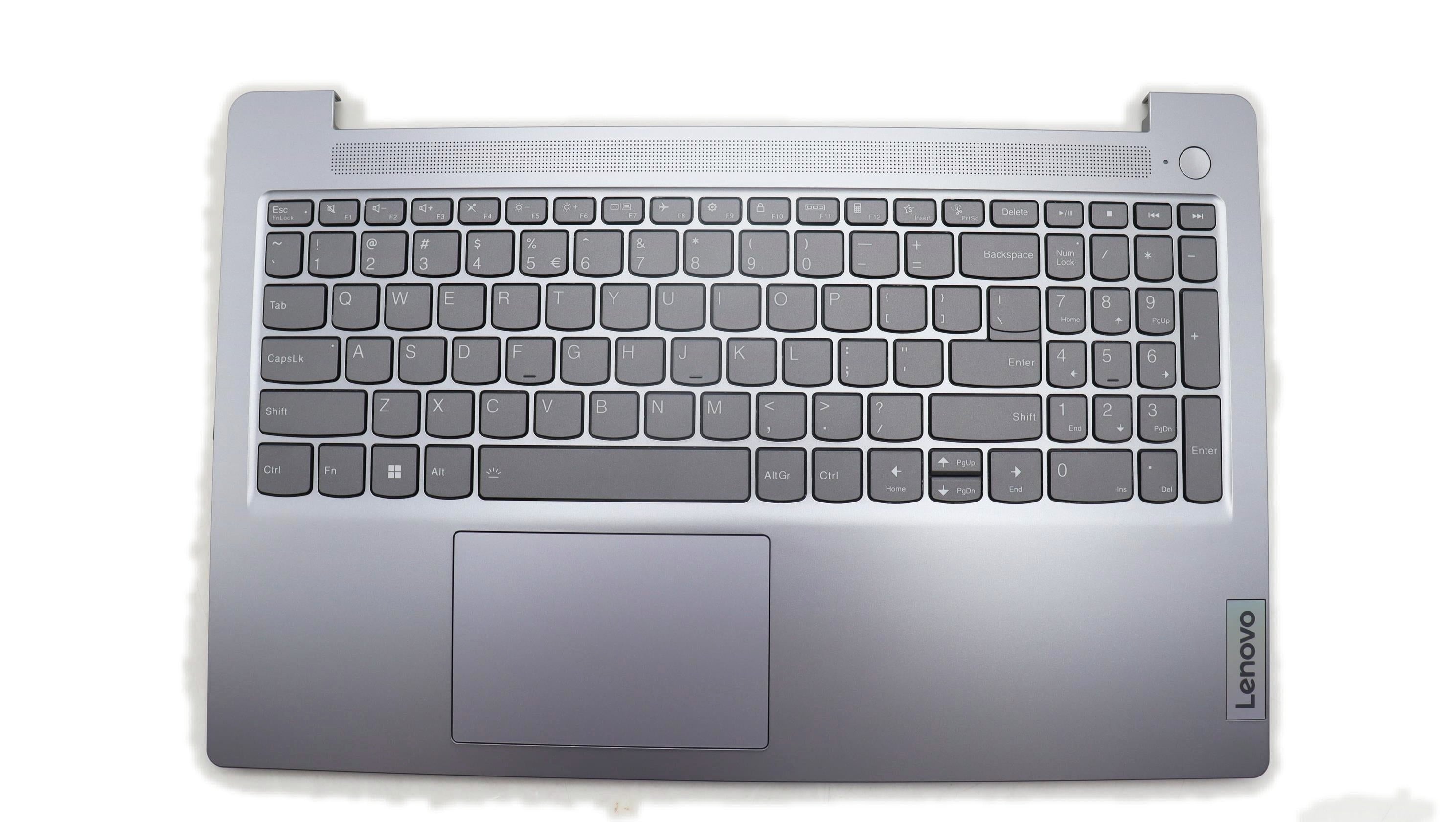 Lenovo IdeaPad Slim 3 15IAH8 Type 83ER C-Cover with keyboard US English Euro Arctic Grey Backlight US 5CB1L99511
