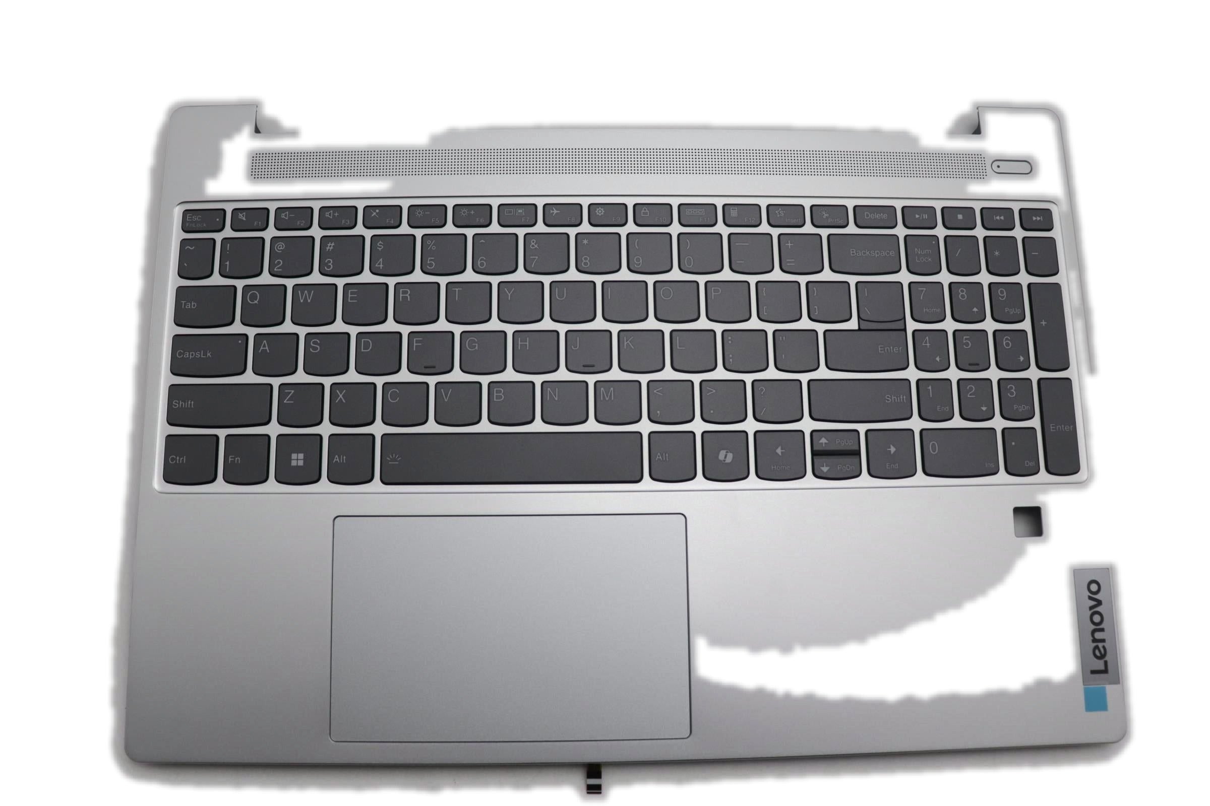 Lenovo IdeaPad Slim 5 15IRH9 Type 83G1 C-Cover Palmrest with USA English Backlight Keyboard Fingerprint Cloud Grey 5CB1N78884