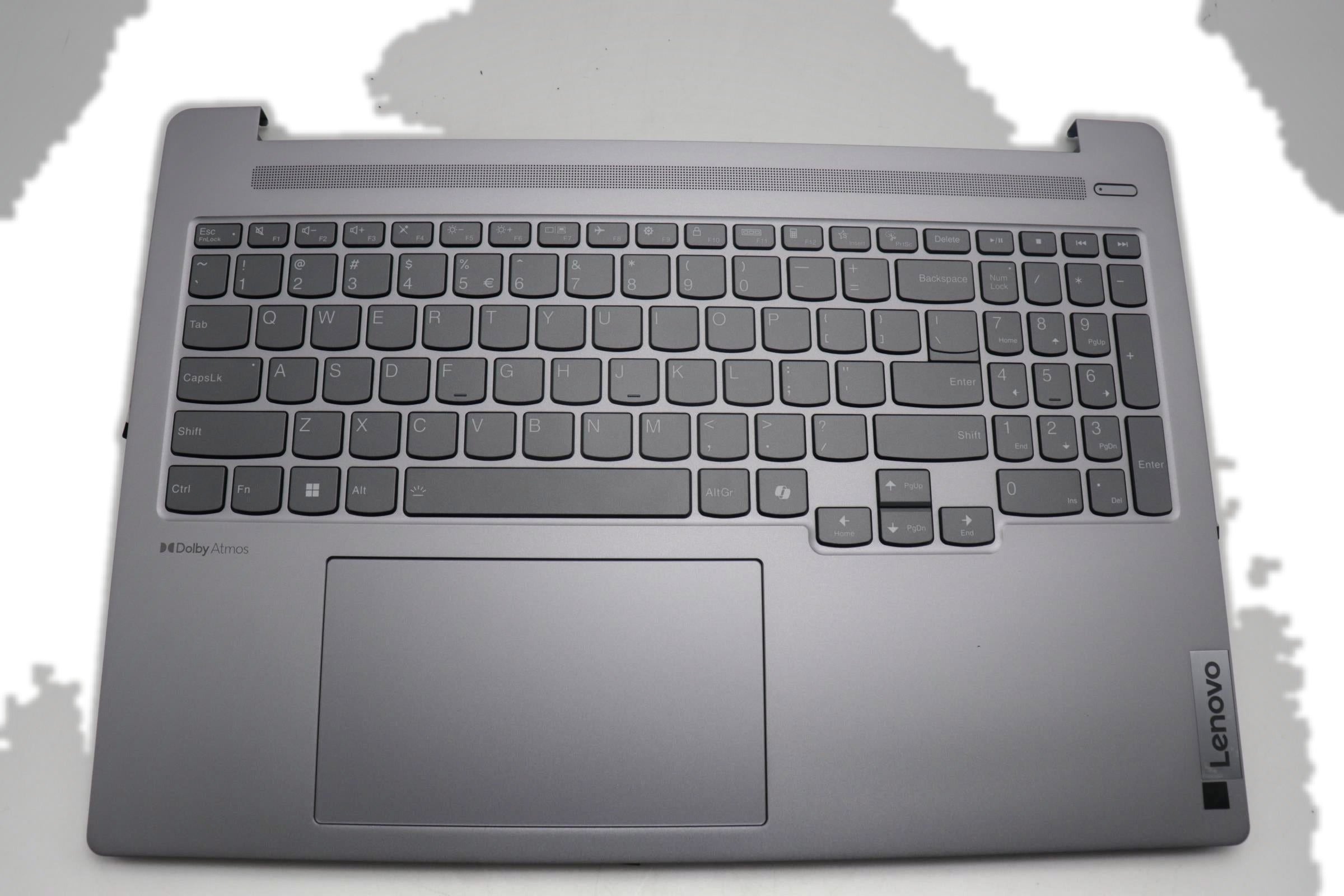 Lenovo IdeaPad Pro 5 16AHP9 Type 83D5 C-Cover with keyboard US English Euro Arctic Grey US 5CB1N94917