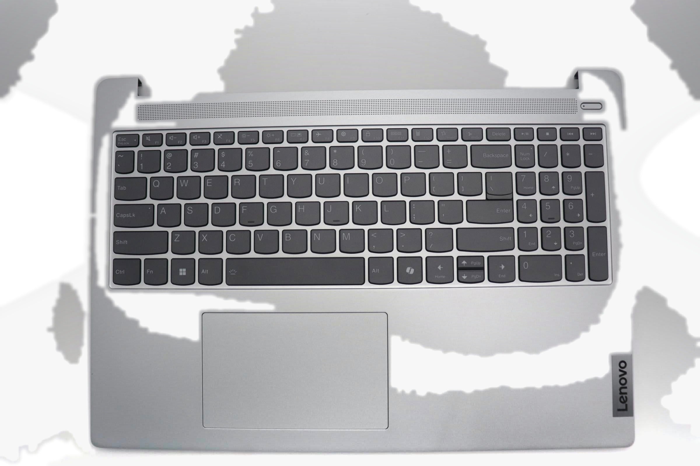 Lenovo IdeaPad Slim 5 16AHP9 Type 83DD C-Cover Palmrest with English Backlight Keyboard Non-Fingerprint Cloud Grey 5CB1P33472