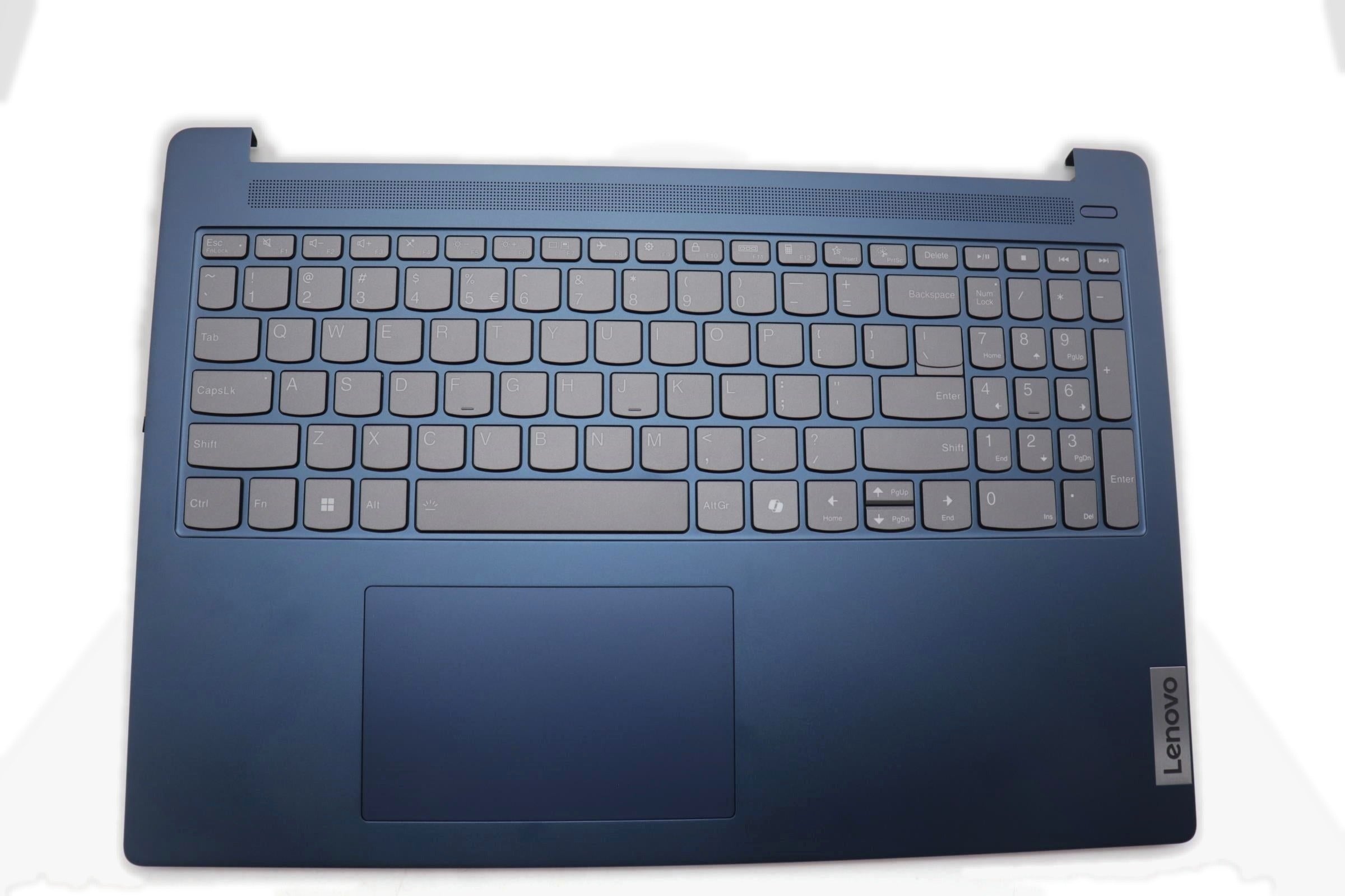 Lenovo IdeaPad Slim 5 16AHP9 Type 83DD C-Cover Palmrest with US English Euro Backlight Keyboard Non-Fingerprint Abyss Blue 5CB1P33536