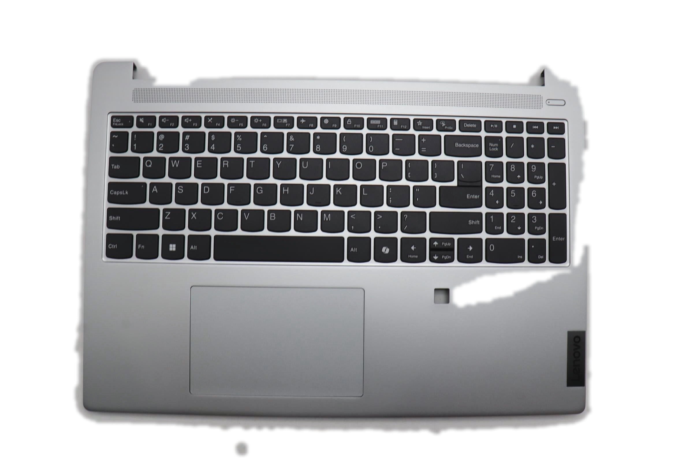 Lenovo IdeaPad Slim 5 16AHP9 Type 83DD C-Cover Palmrest with English Non-Backlight Keyboard Fingerprint Cloud Grey 5CB1P35951