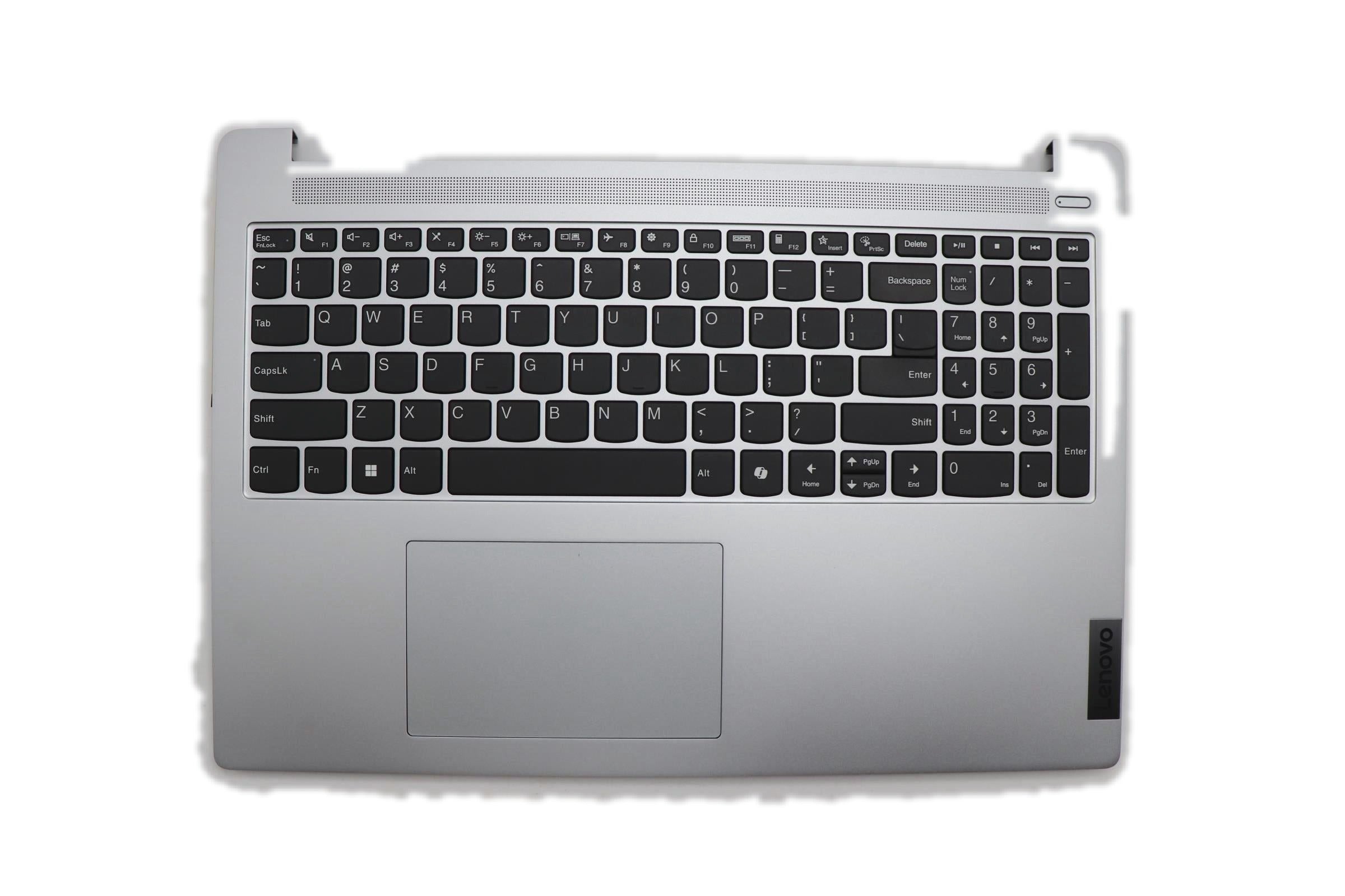 Lenovo IdeaPad Slim 5 16AHP9 Type 83DD C-Cover Palmrest with English Non-Backlight Keyboard Non-Fingerprint Cloud Grey 5CB1P35981