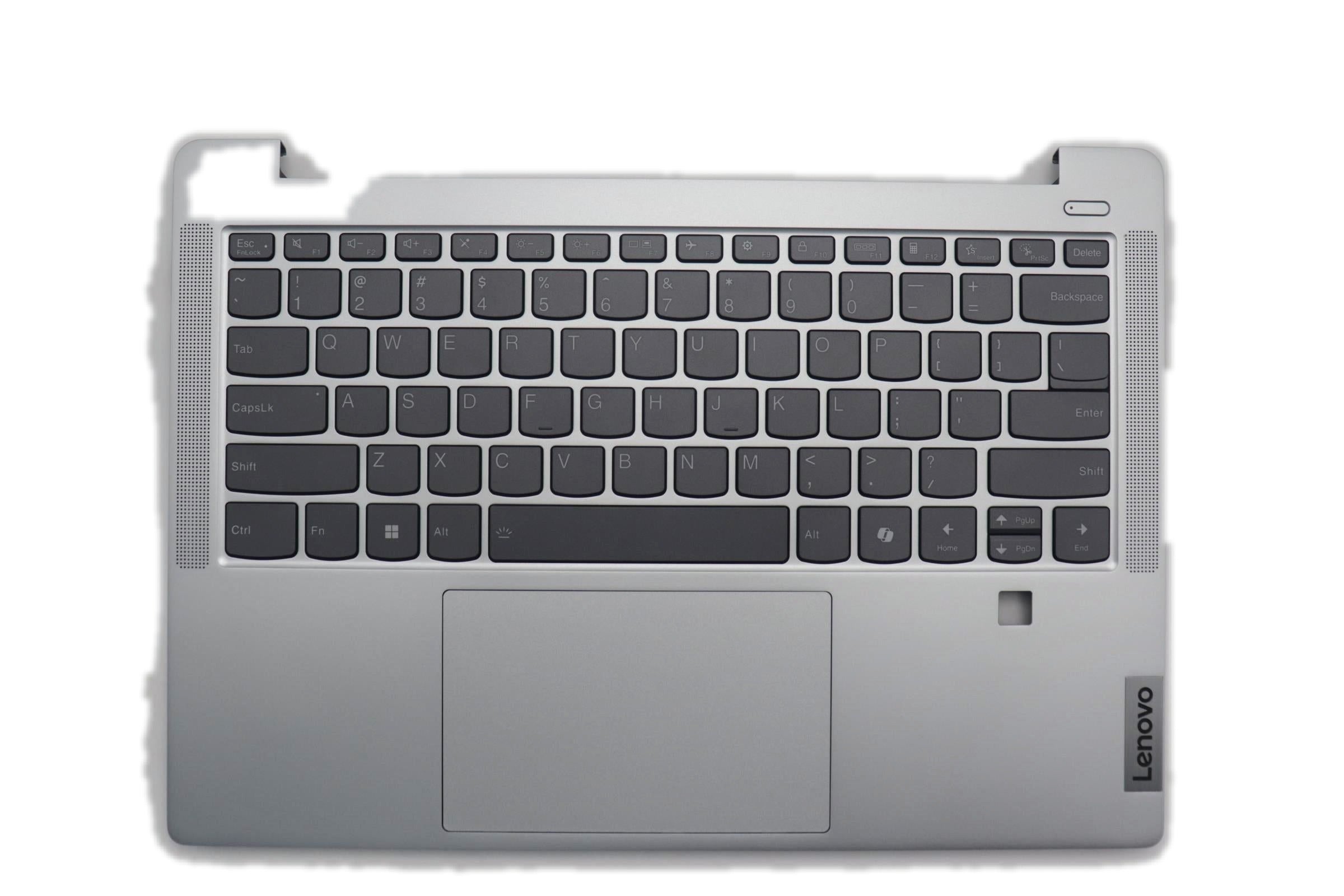 Lenovo IdeaPad Slim 5 14AHP9 Type 83DB C-Cover Palmrest with USA English Backlight Keyboard Fingerprint Cloud Grey 5CB1P48999