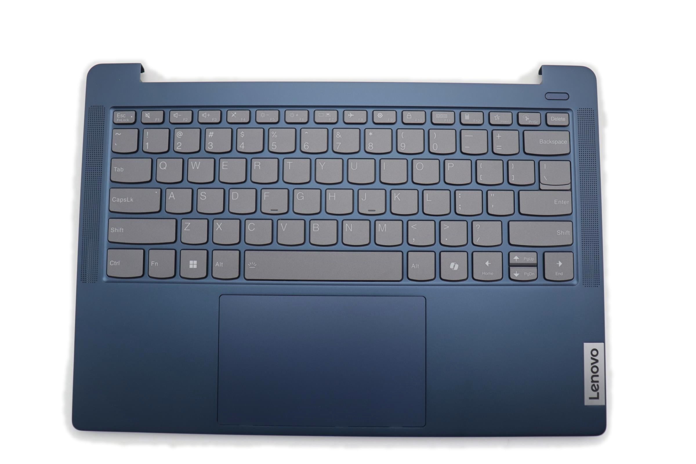 Lenovo IdeaPad Slim 5 14AHP9 Type 83DB C-Cover Palmrest with English Backlight Keyboard Non-Fingerprint Abyss Blue 5CB1P49197