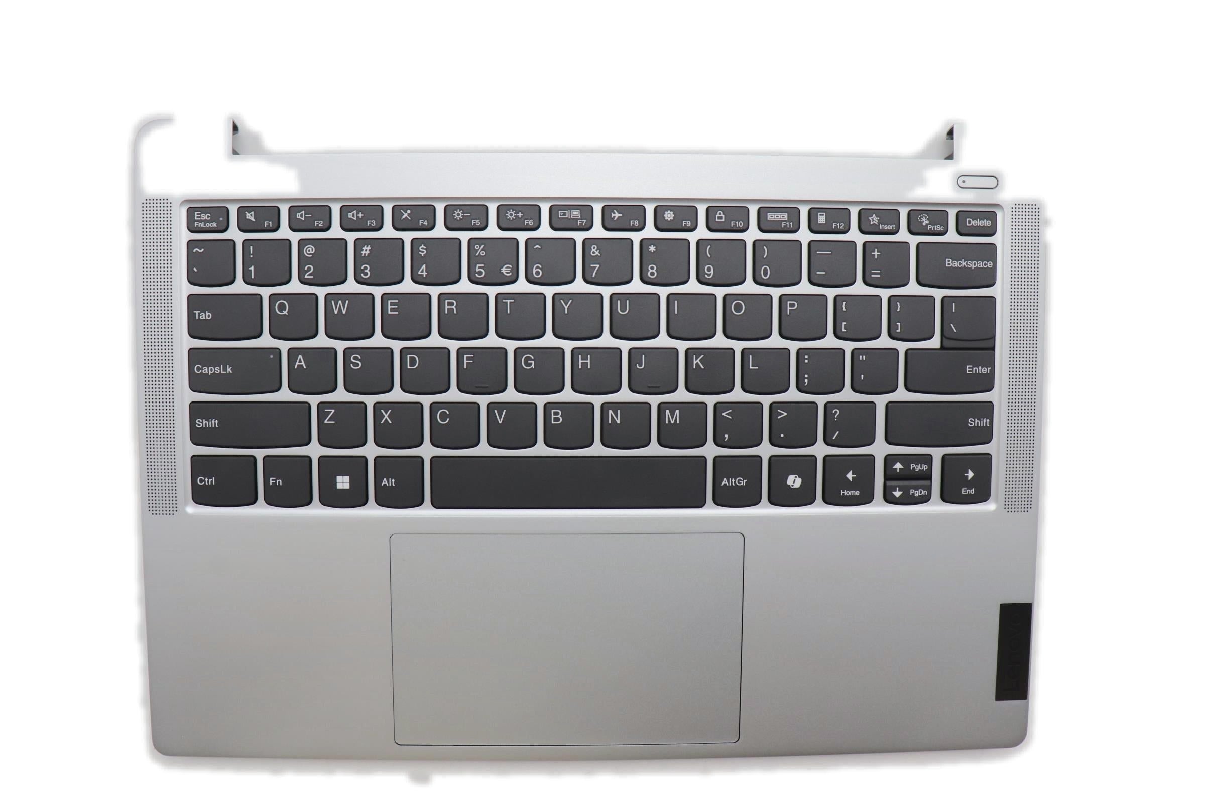 Lenovo IdeaPad Slim 5 14AHP9 Type 83DB C-Cover Palmrest with US English Euro Non-Backlight Keyboard Non-Fingerprint Cloud Grey 5CB1P49478