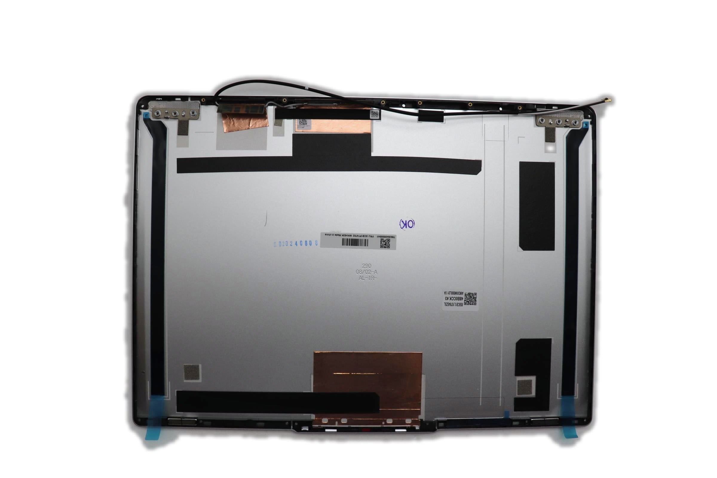 Lenovo IdeaPad Slim 5 14Q8X9 Type 83HL LCD Back Cover with Antenna 83HL Cloud Grey T30IR Aluminum 5CB1P74782