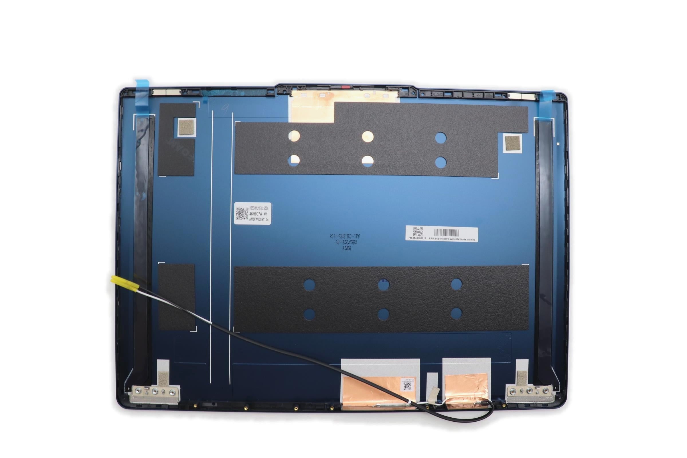 Lenovo IdeaPad Slim 5 14Q8X9 Type 83HL LCD Back Cover with Antenna 83HL Abyss Blue OLED IR Aluminum 5CB1P85399