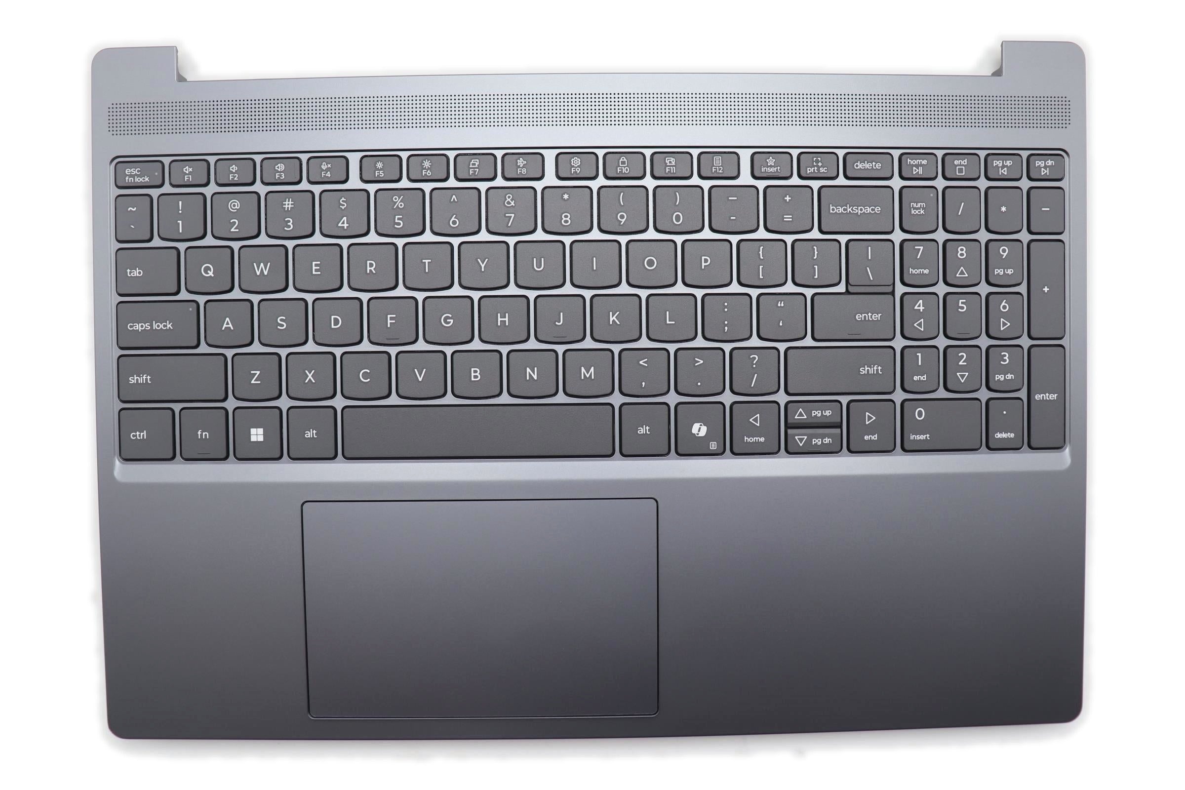 Lenovo IdeaPad Slim 3 15IRH10 Type 83K1 C-Cover with Keyboard US English Luna Grey Non-Backlight 5CB1R22362