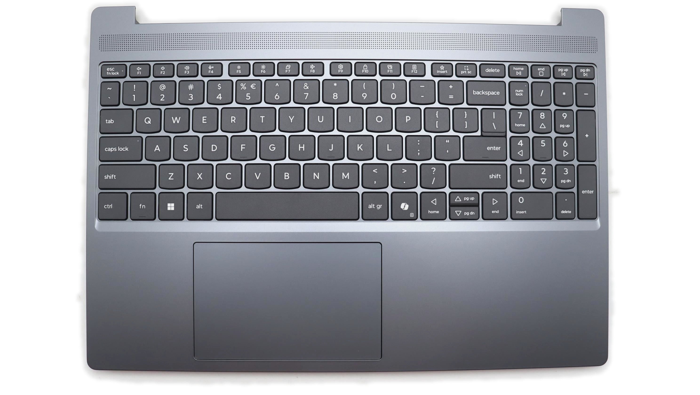 Lenovo IdeaPad Slim 3 15AHP10 Type 83KA C-Cover with Keyboard US English Euro Luna Grey Non-Backlight 5CB1R30209