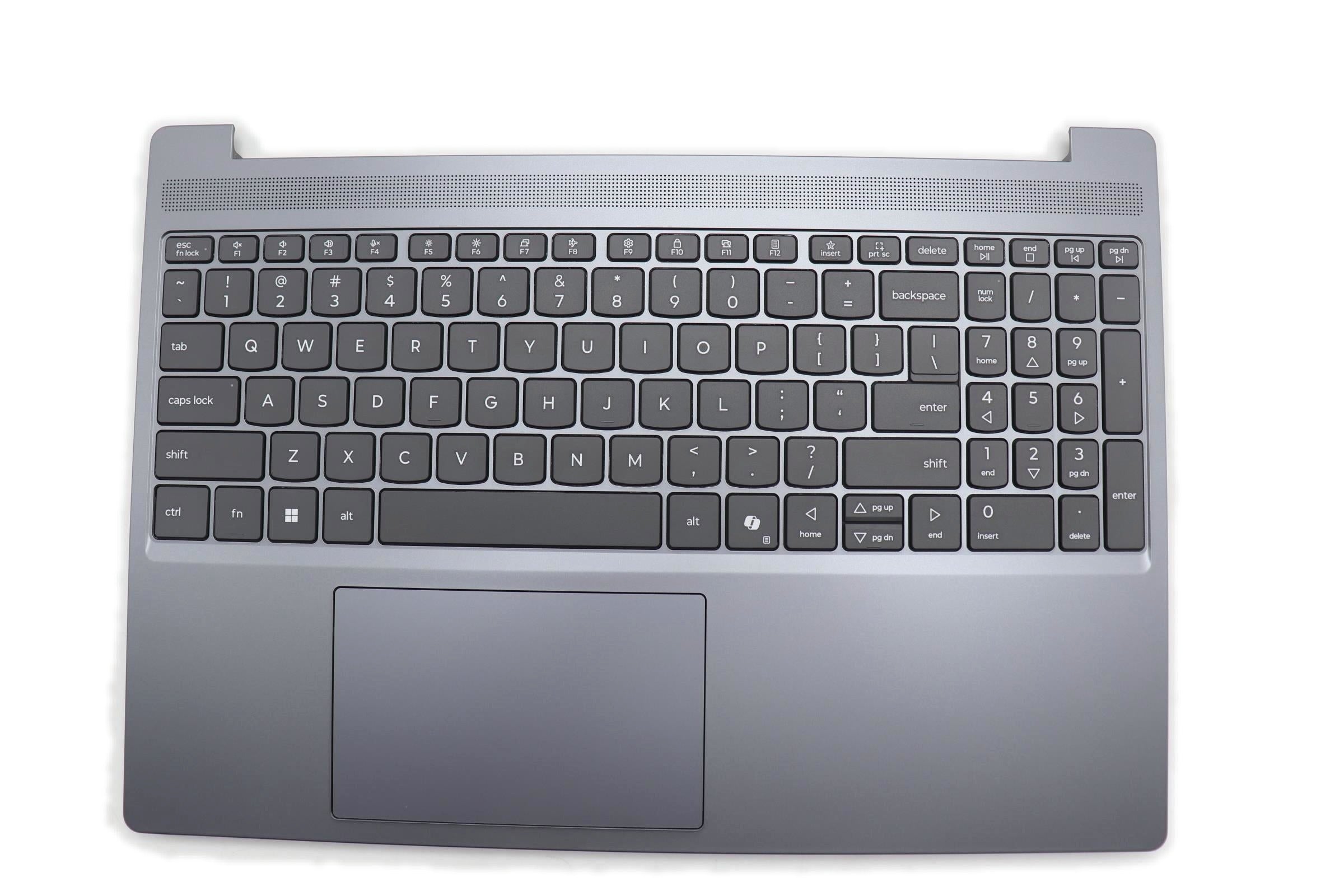 Lenovo IdeaPad Slim 3 15IRH10R Type 83K4 C-Cover with Keyboard US English Luna Grey Non-Backlight 5CB1R33469