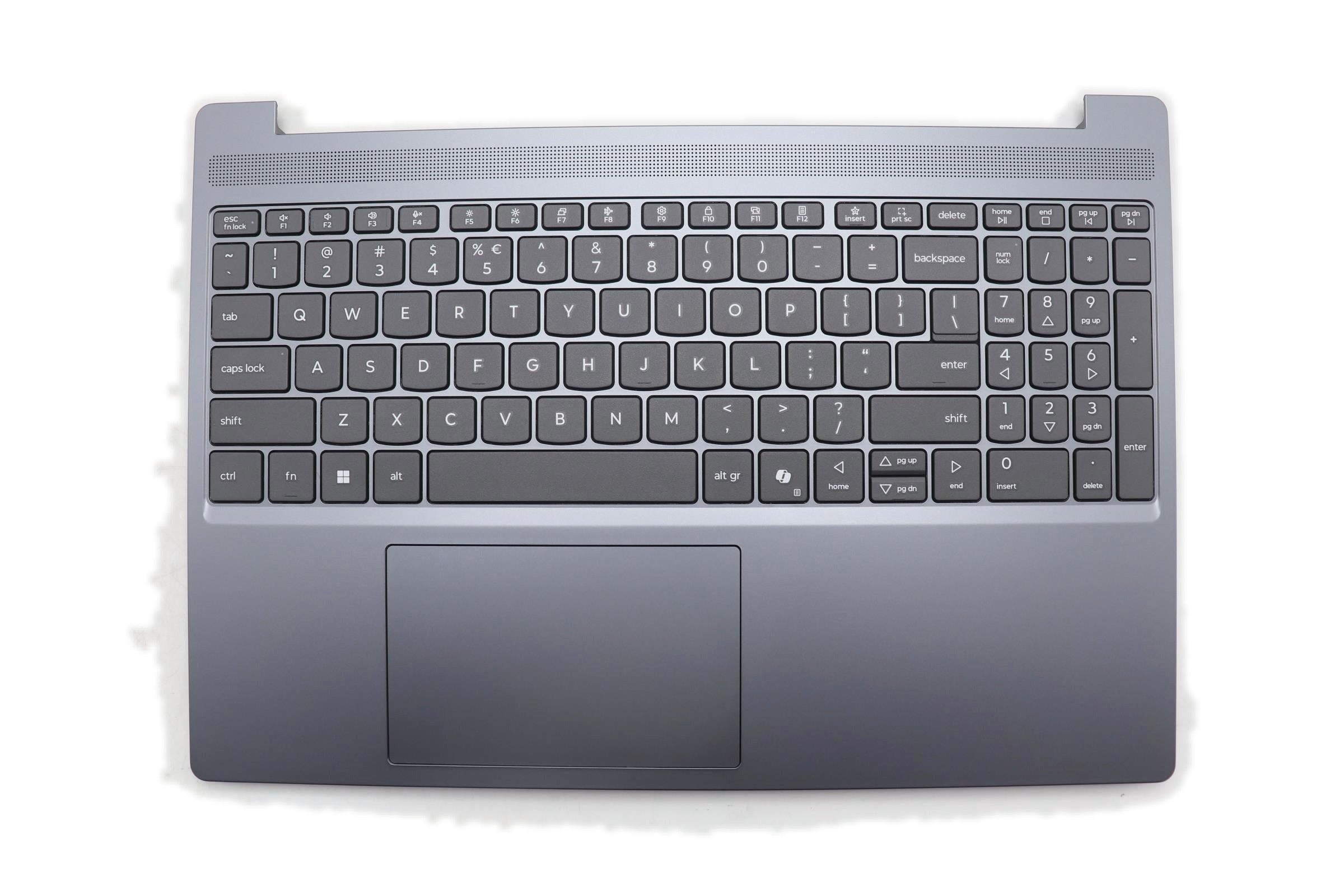 Lenovo IdeaPad Slim 3 15IRH10R Type 83K4 C-Cover with Keyboard US English Euro Luna Grey Non-Backlight 5CB1R33504
