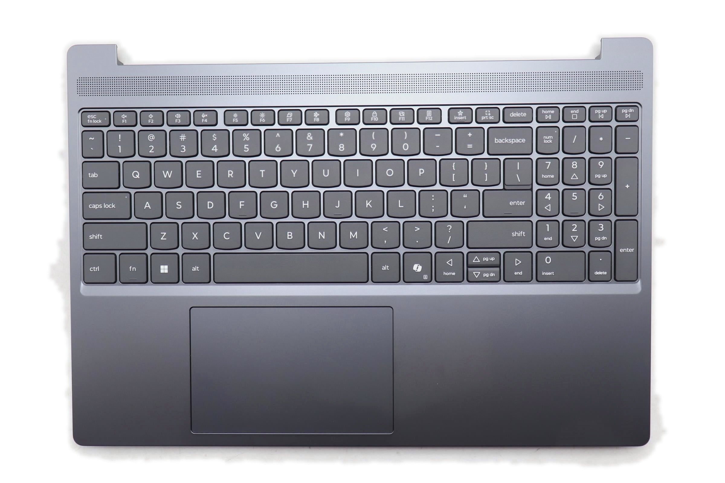 Lenovo IdeaPad Slim 3 15IRU10 Type 83KD C-Cover with Keyboard US English Luna Grey Non-Backlight 5CB1R35794