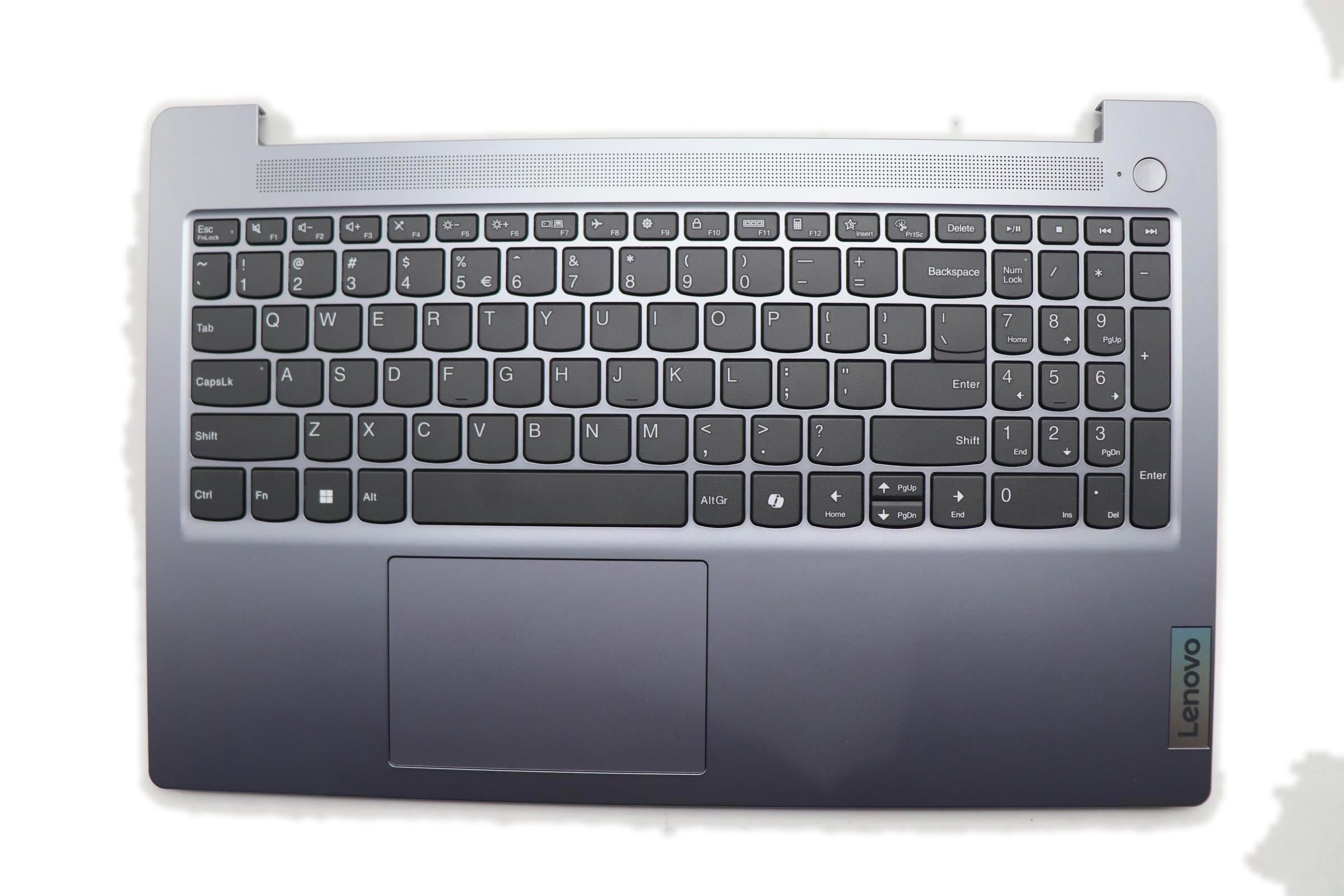 Lenovo IdeaPad Slim 3 15ITN9 Type 83L7 C-Cover with keyboard US English Euro Arctic Grey Non-Backlight US 5CB1R37020