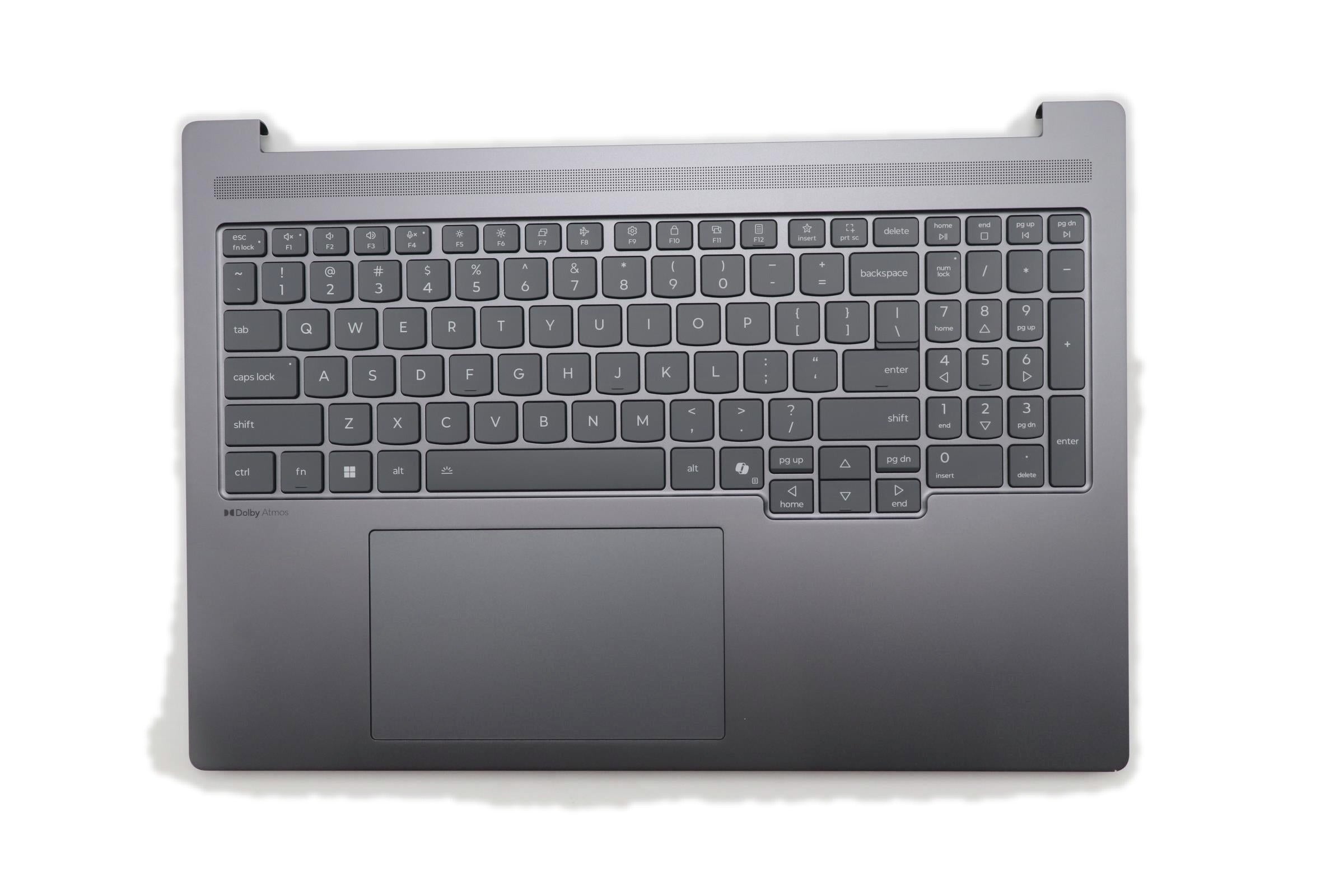 Lenovo IdeaPad Pro 5 16AKP10 Type 83JN C-Cover with Keyboard US English Luna Grey for Discrete Graphics 5CB1R91584