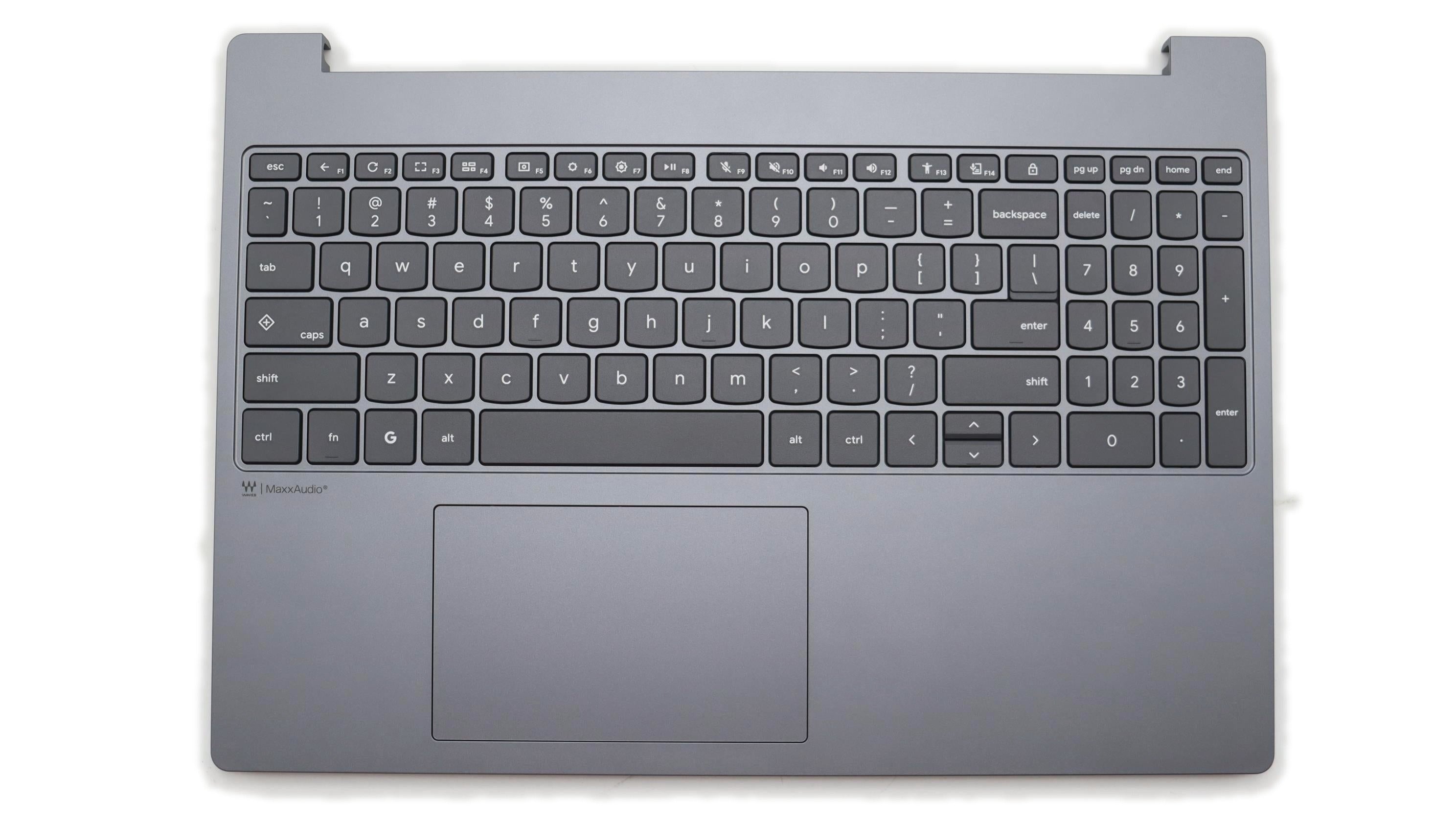 Lenovo Chromebook Plus i 15ITN10 Type 83T1 C-Cover Palmrest with English Keyboard Non-Fingerprint Luna Grey 5CB1U51820