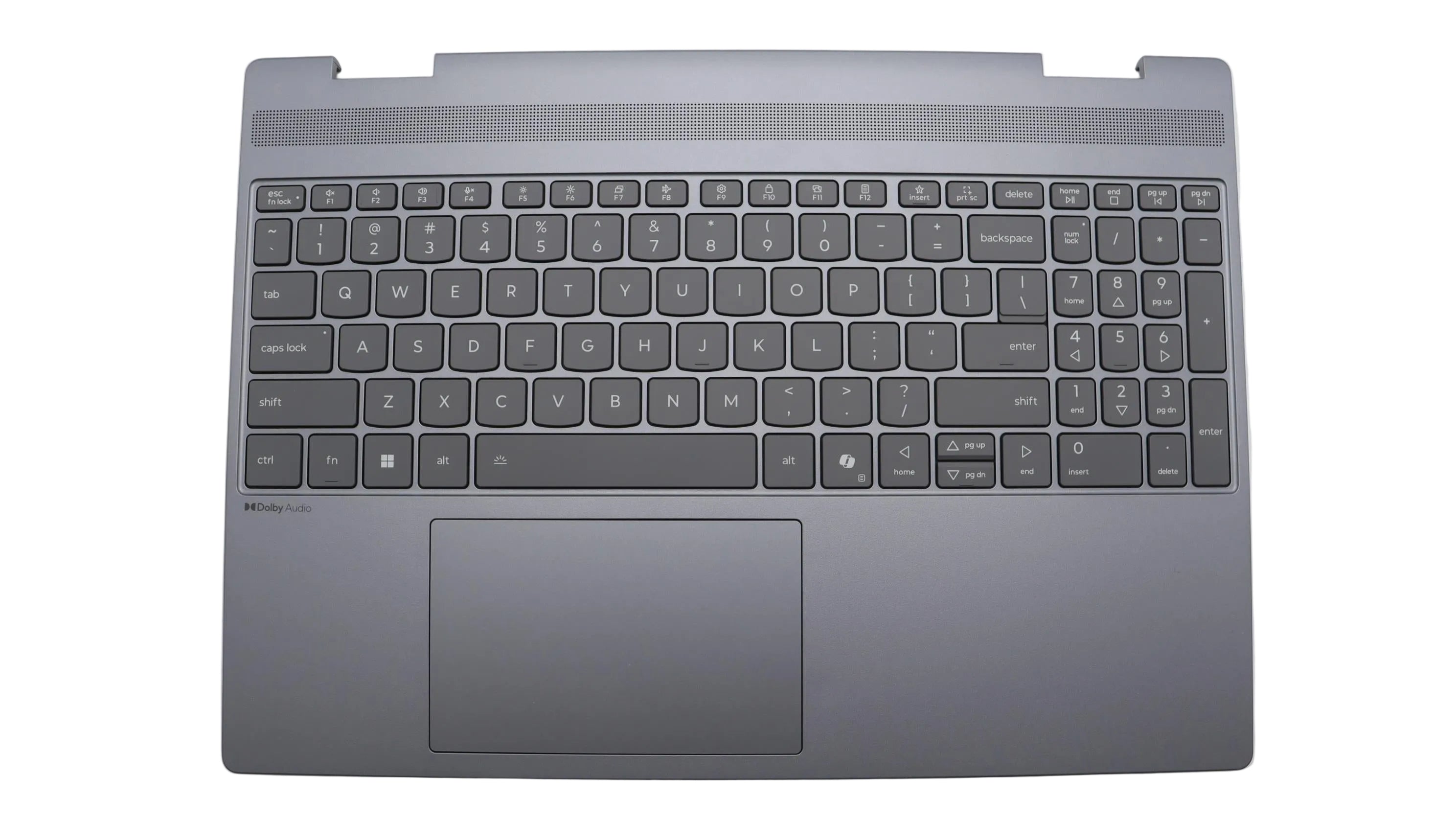 Lenovo IdeaPad 5 2-in-1 15AGP11 Palmrest C-Cover with US Backlit Keyboard Luna Grey 5CB1U87837
