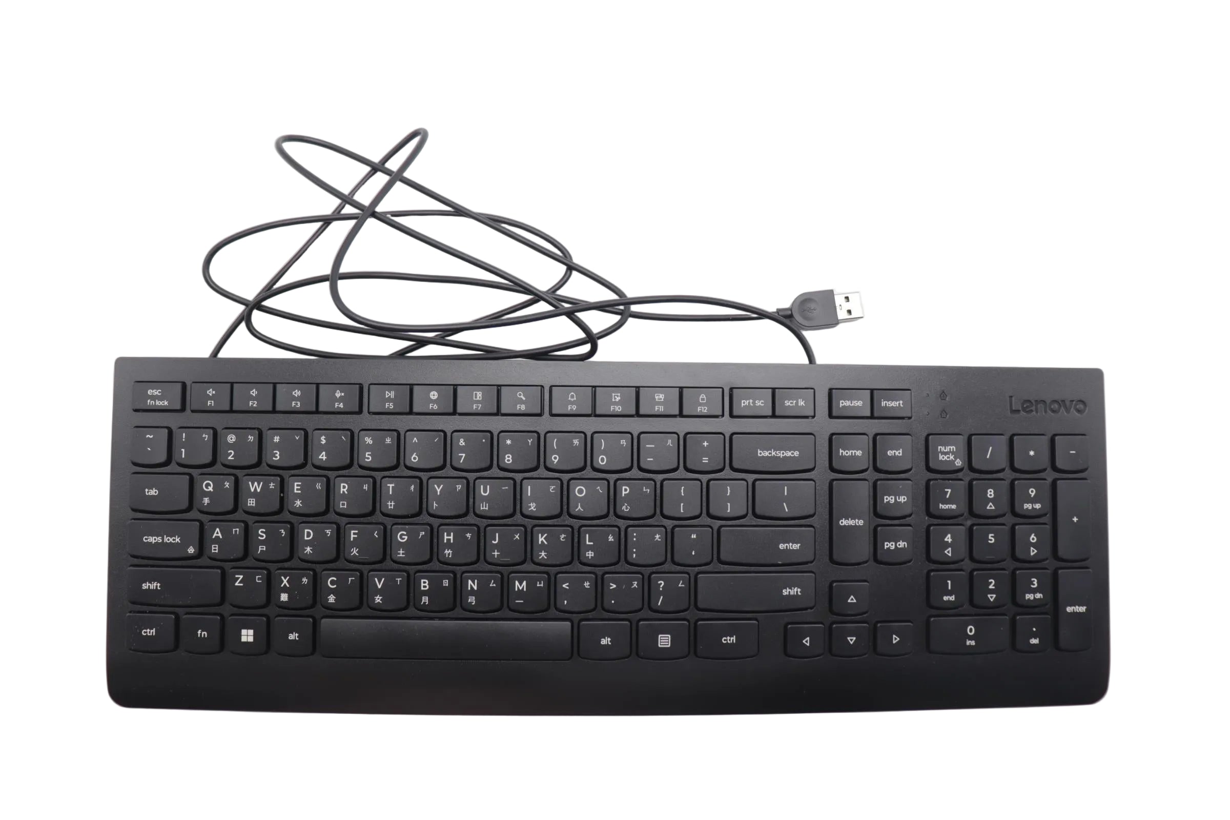 Lenovo IdeaCentre AIO 3 27IRH9 Type F0HM USB Keyboard USA English Black 5D50U84573