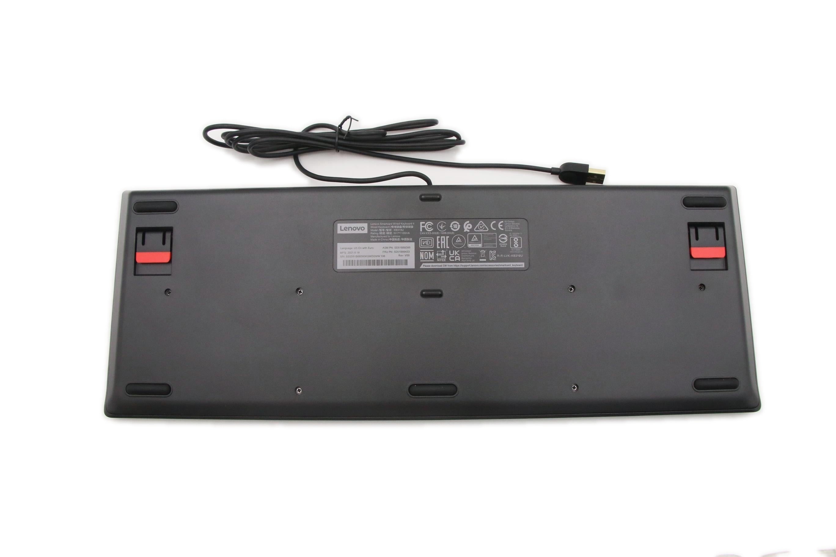 Lenovo ThinkCentre M80t Desktop Smartcard Wired Keyboard USA English 5D51B69433