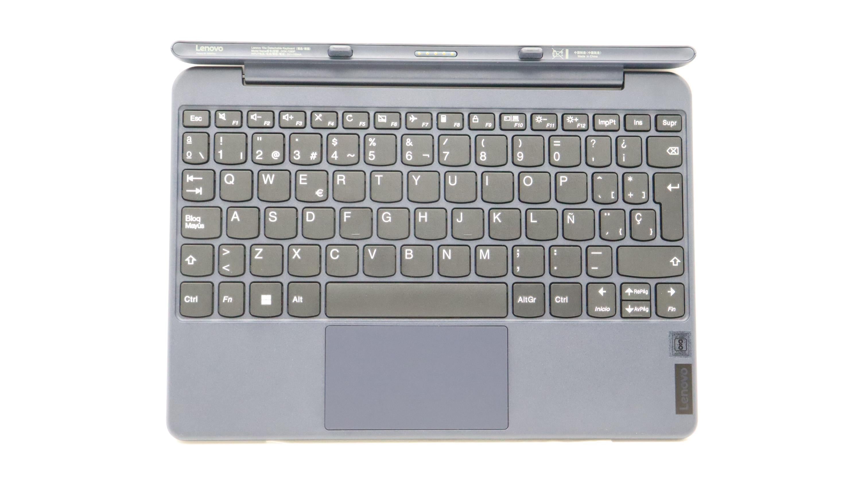Lenovo 10w Type 82ST 82SU Keyboard External Spanish Folio Blue 5M11H52521