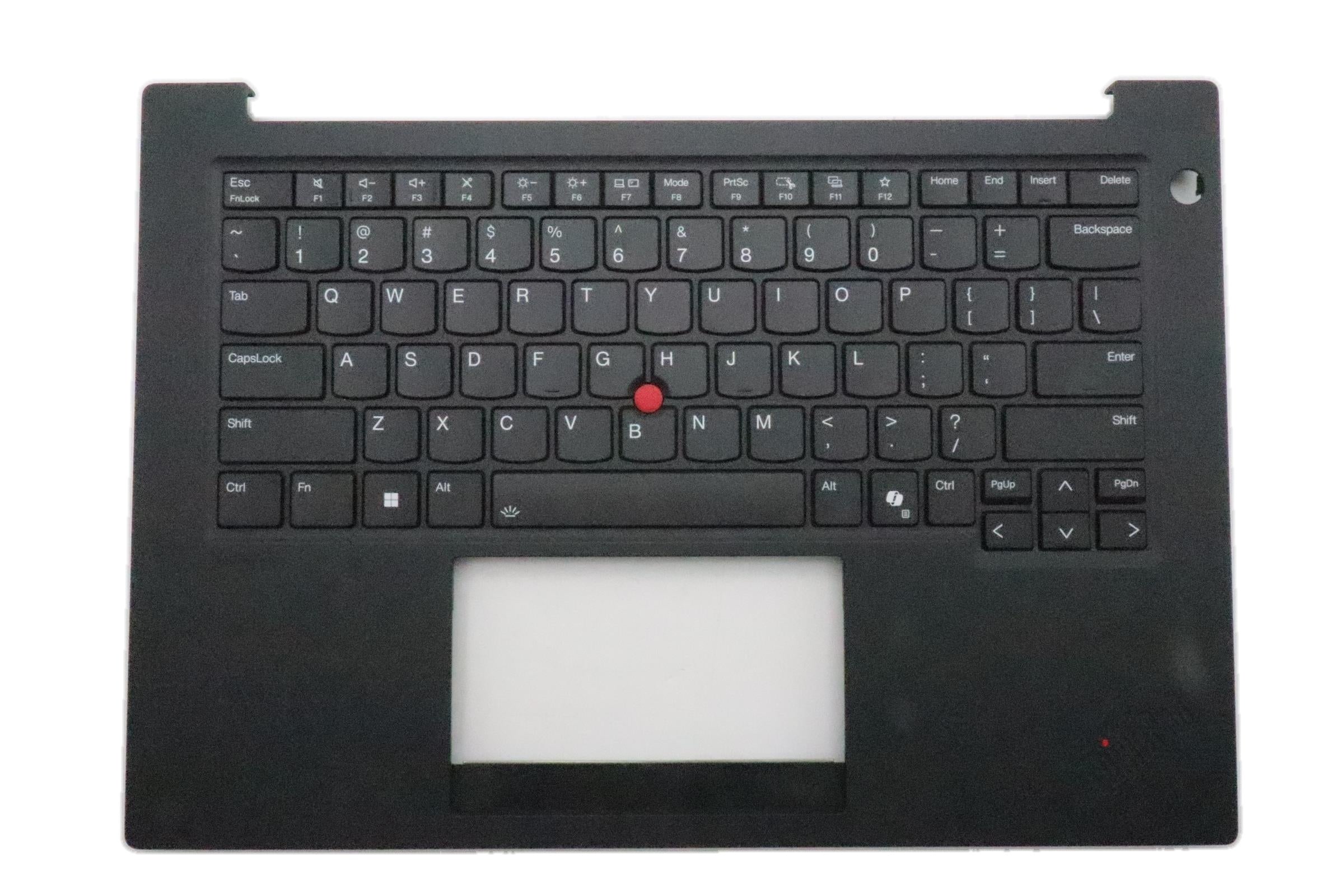 Lenovo ThinkPad P14s Gen 6 Type 21QT Palmrest Keyboard US English Black Backlight Smart Card Reader US 5M11T55120