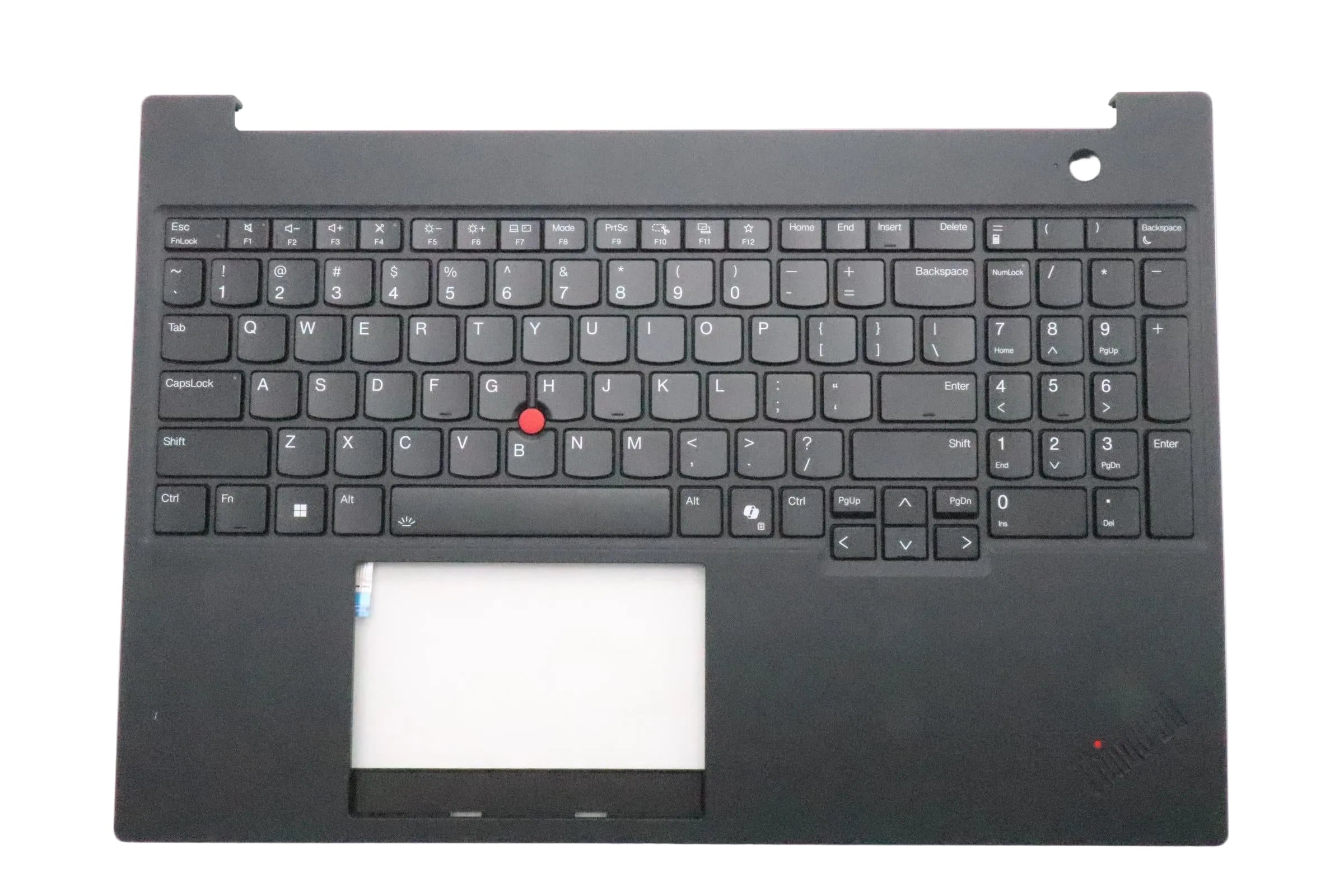 Lenovo ThinkPad P16s Gen 4 Palmrest C-Cover with US Backlit Keyboard Black 5M11T55259