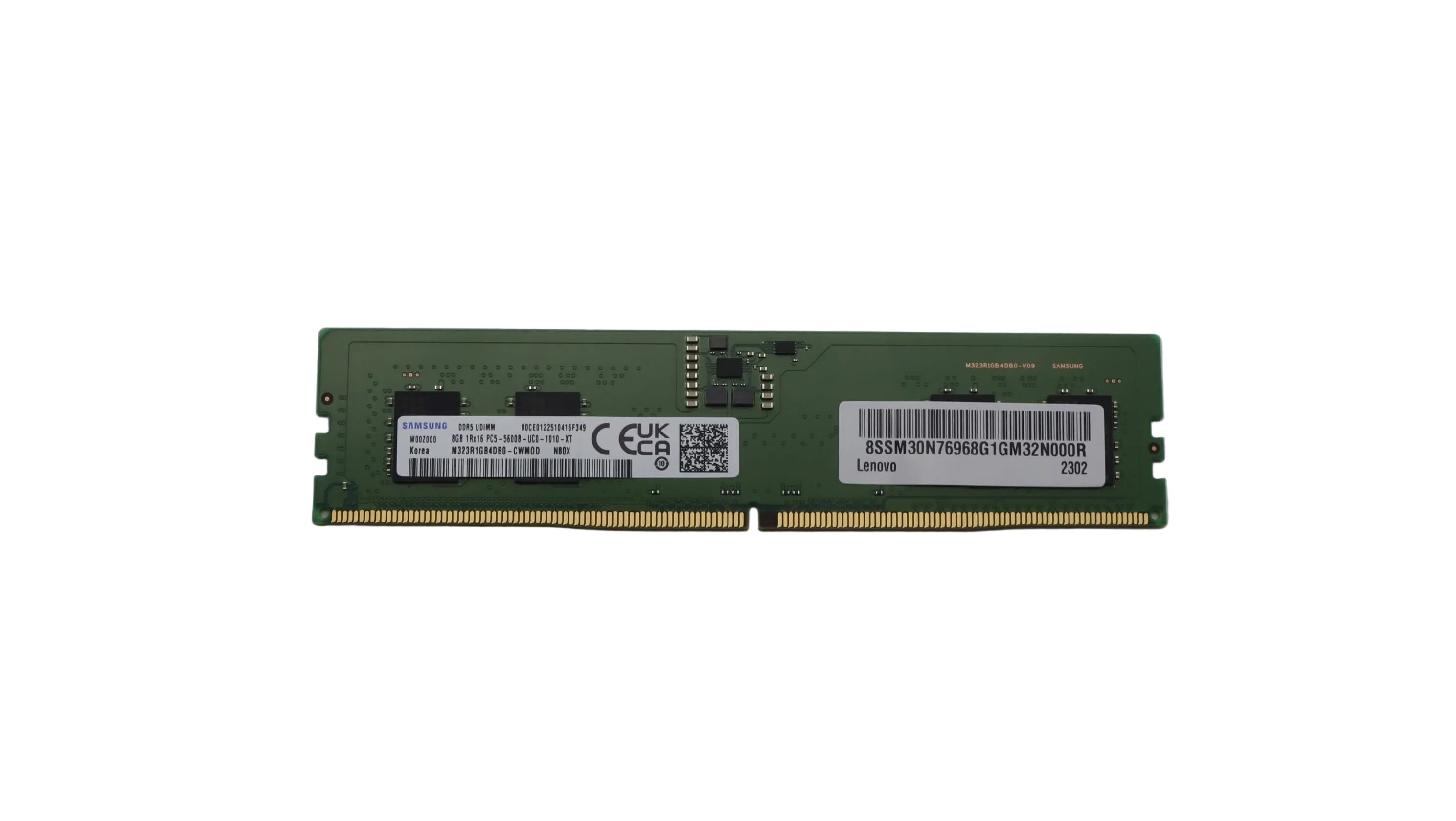 Lenovo ThinkCentre M70s Gen 6 Type 12YK 8GB DDR5 5600 UDIMM Memory 5M30Z71786