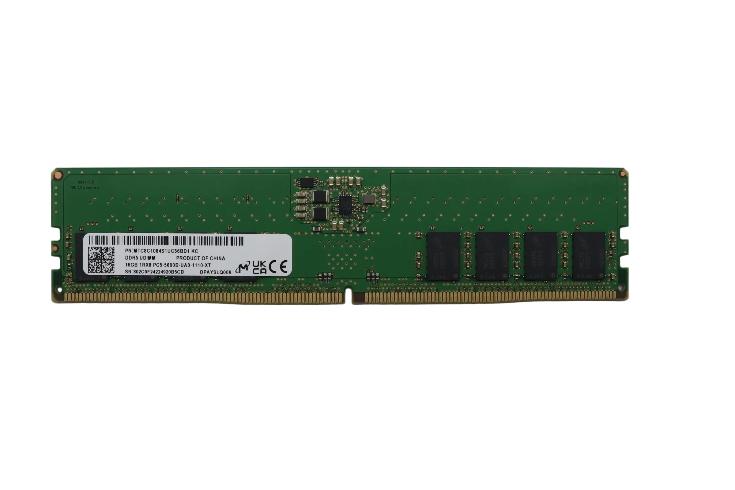 Lenovo ThinkCentre M70s Gen 6 Type 12YK 16GB DDR5 5600 UDIMM Memory 5M31L87422