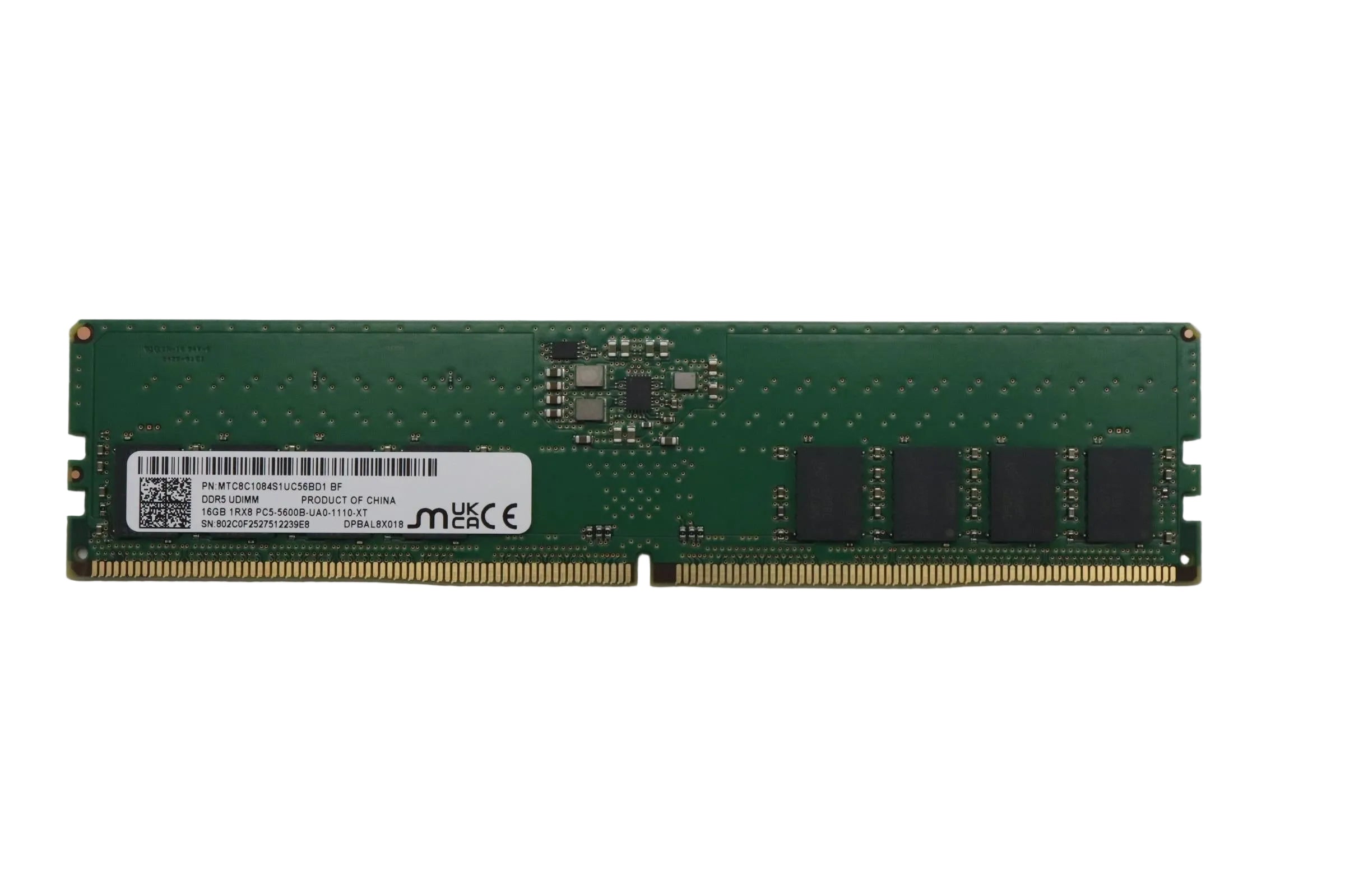 Lenovo ThinkCentre M70s Gen 6 Type 12YK 16GB DDR5 5600 UDIMM Memory 5M31L87436