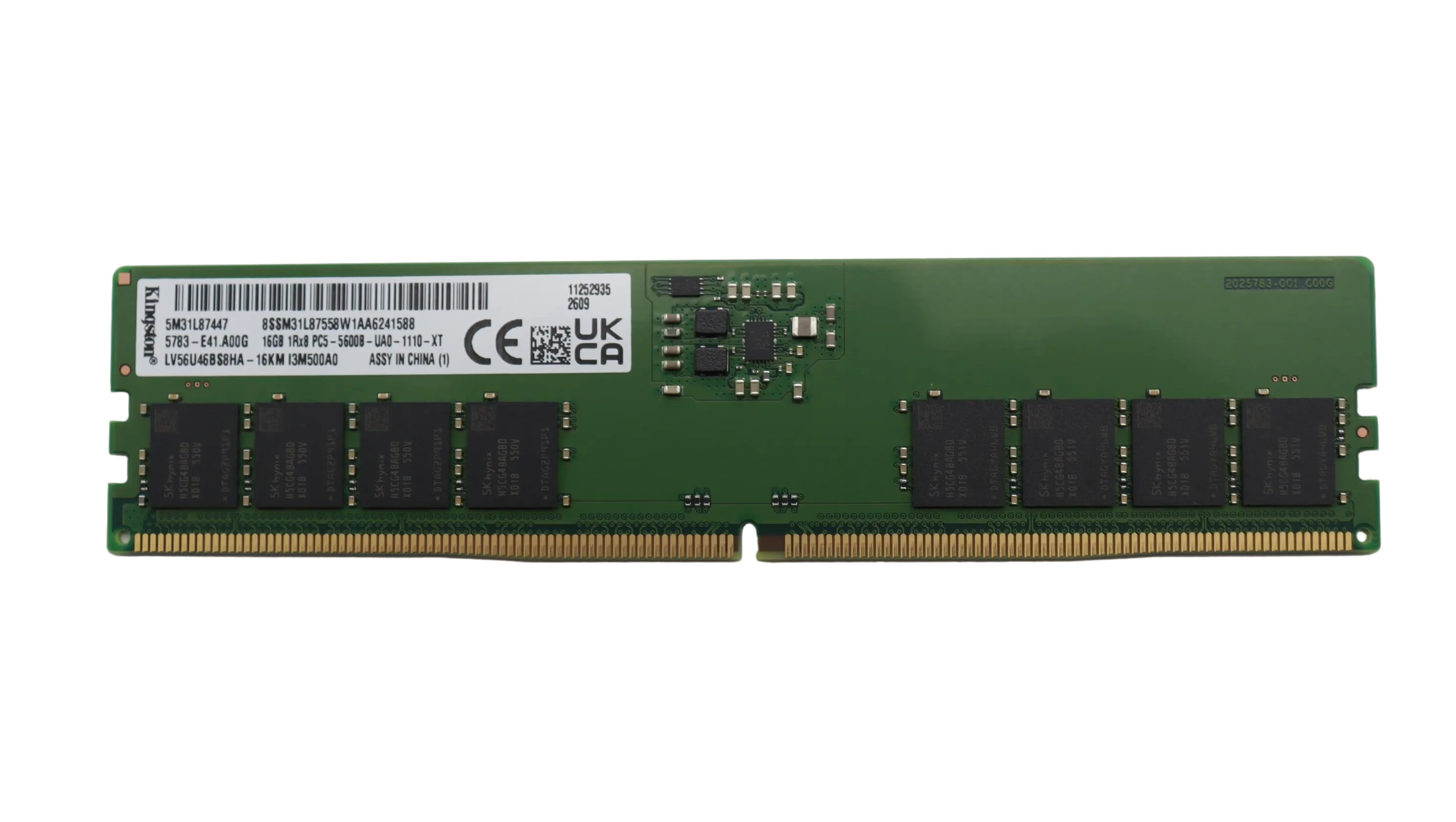 Lenovo ThinkCentre M70s Gen 6 Type 12YK 16GB DDR5 5600 UDIMM Memory 5M31L87447
