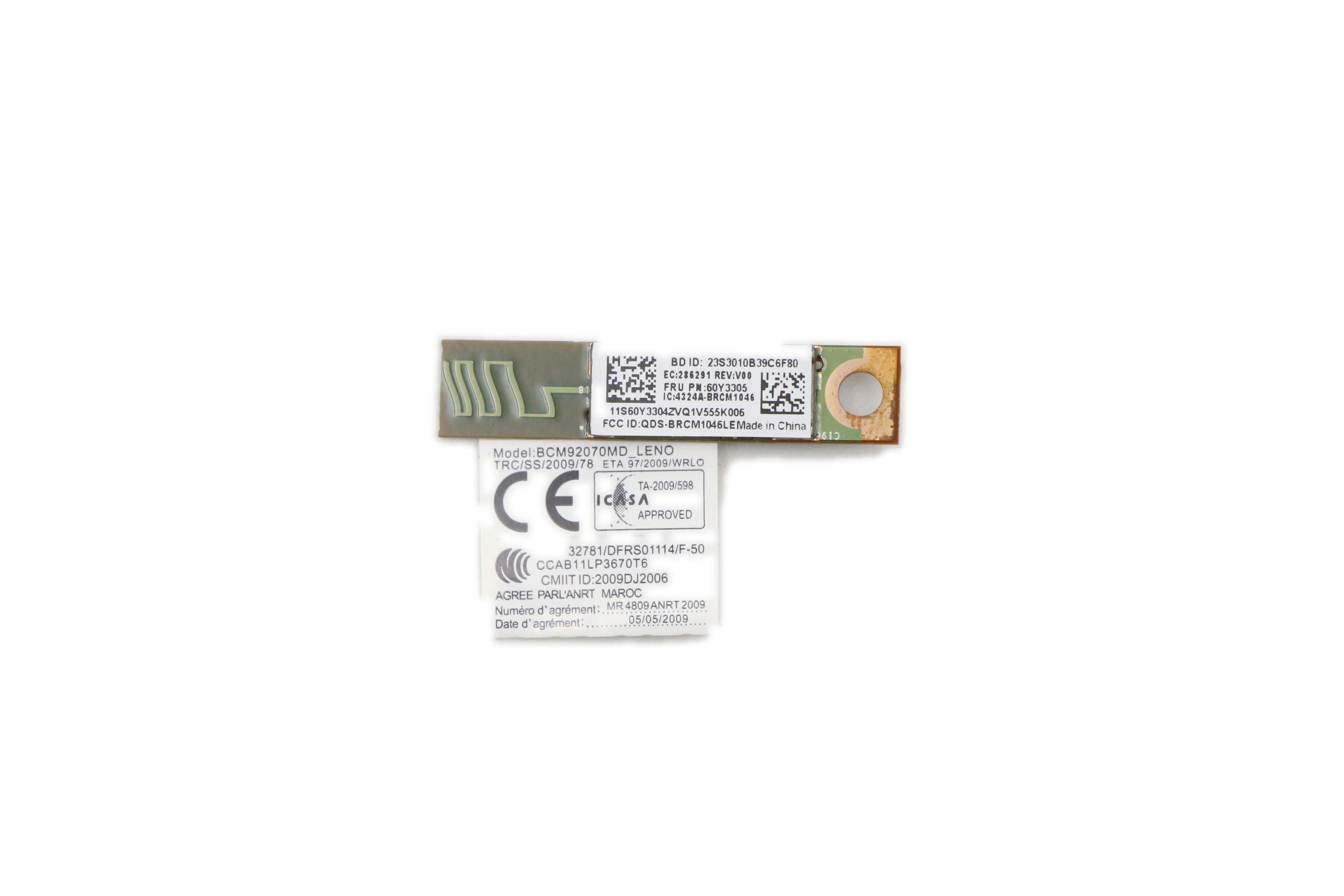 Lenovo ThinkPad Helix Type 3xxx Board Wireless BT LTN 20702 BT4.0 60Y3305