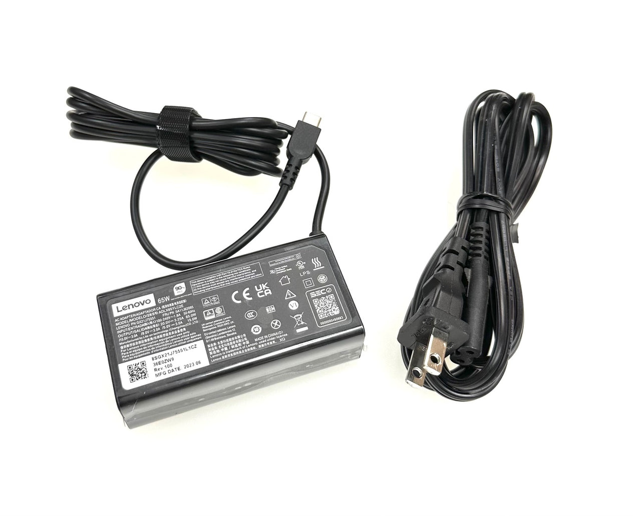 New Genuine AC Adapter Type-C 65W 2P for Lenovo 300e Yoga