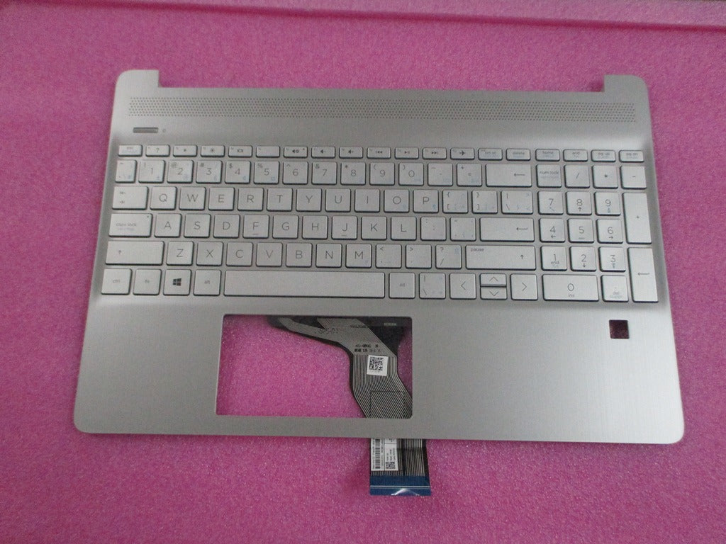 New Genuine HP Pavilion 15-EF 15-EF1003CA 15-DY Palmrest Keyboard EN/F ...