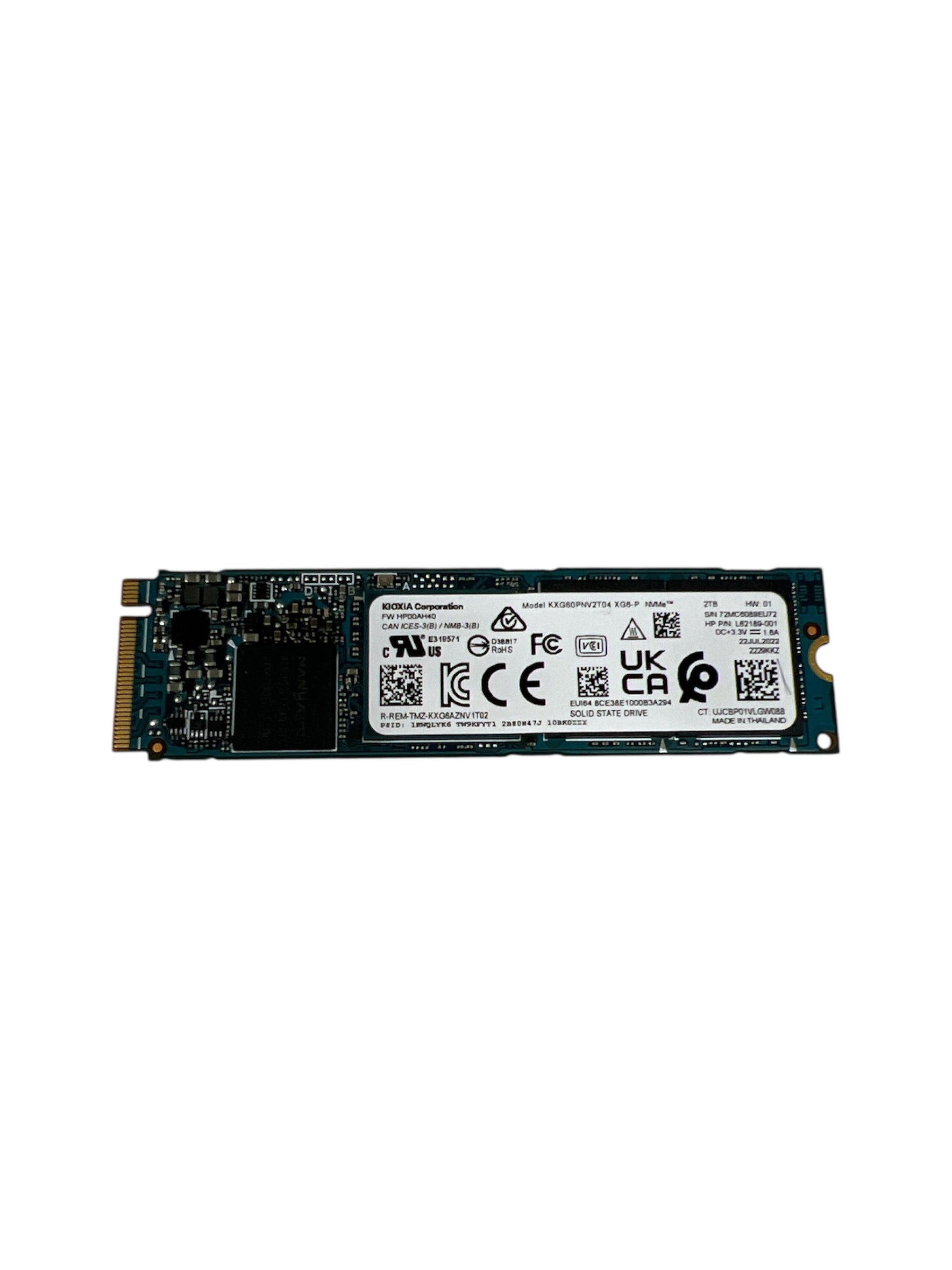 New Genuine SSD 2TB ZTurbo PCIe 4x4 22 for HP ZBook Fury 17.3 inch