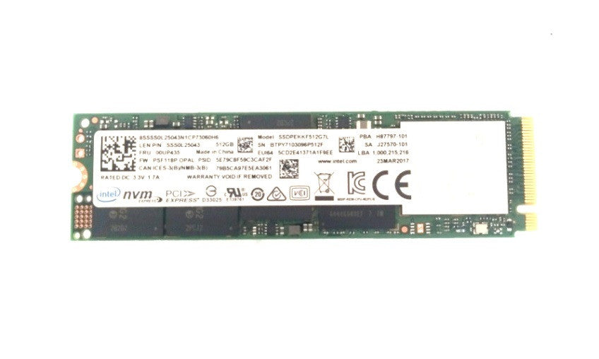 New Genuine Lenovo 2280 M.2 PCIe 512GB SSD Drive SSS0L25043 ...
